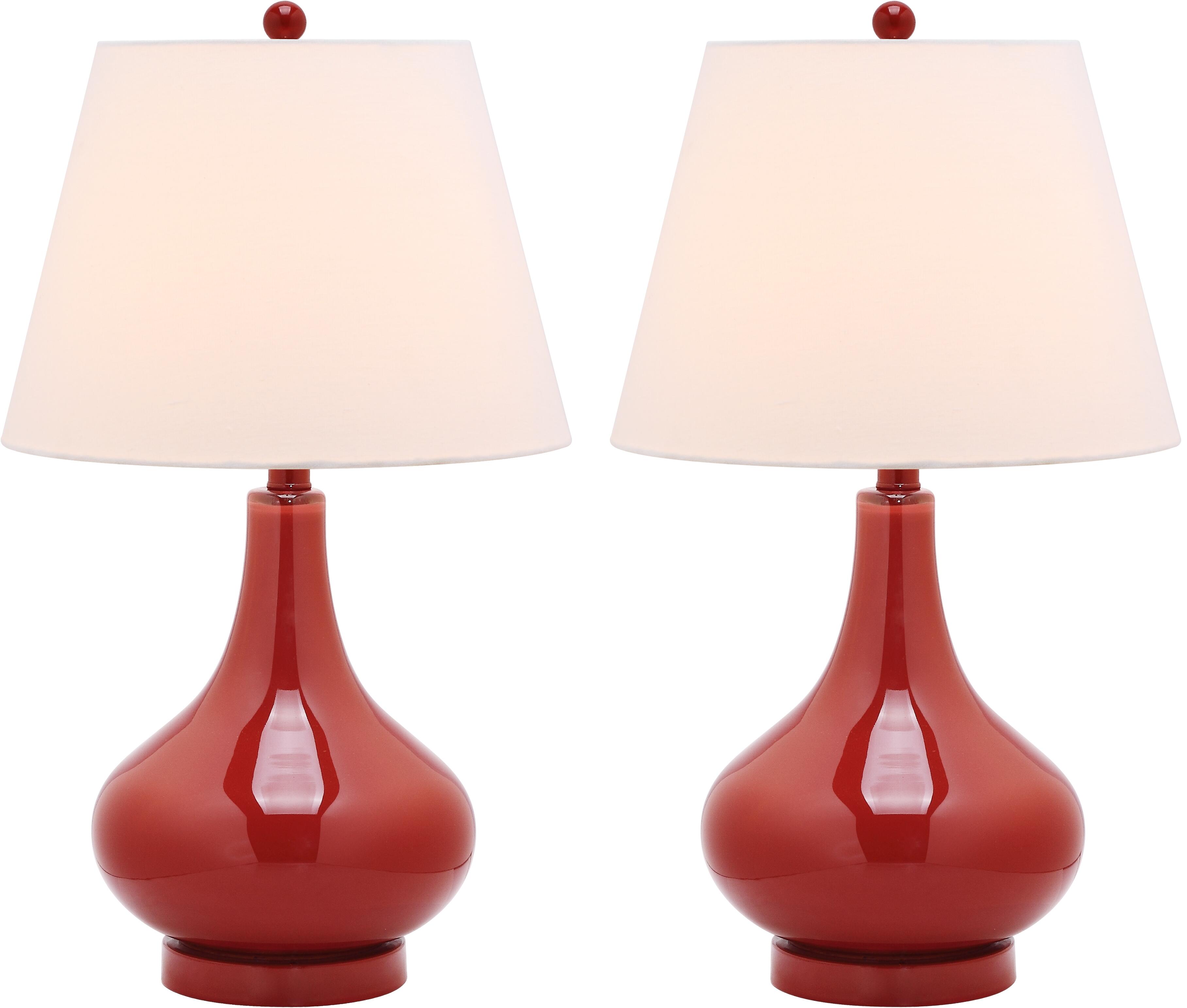 Antwerp Gourd Table Lamp (Set of 2), Sangria, large