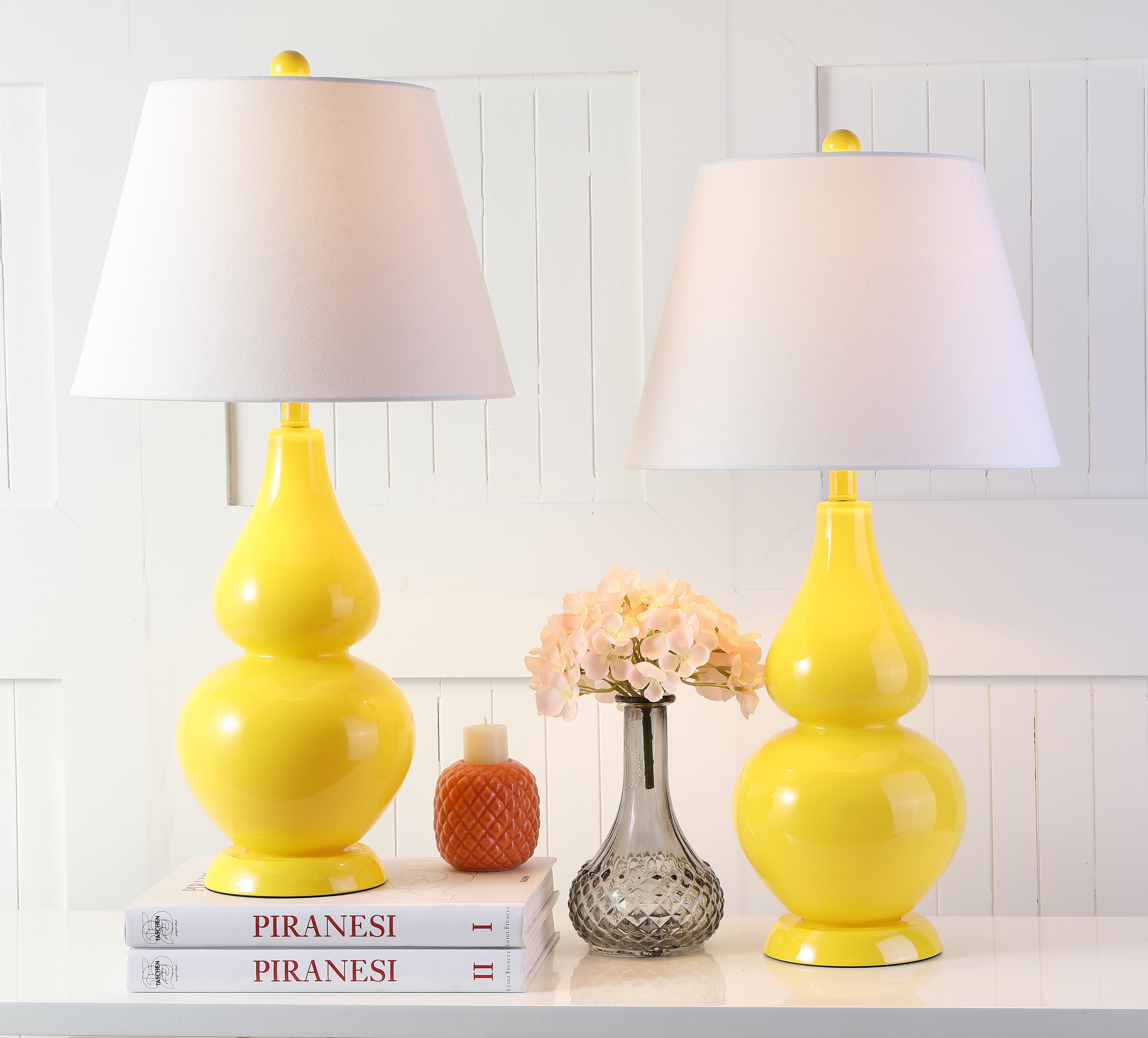 Brixton Double Gourd Table Lamp (Set of 2), Yellow, large