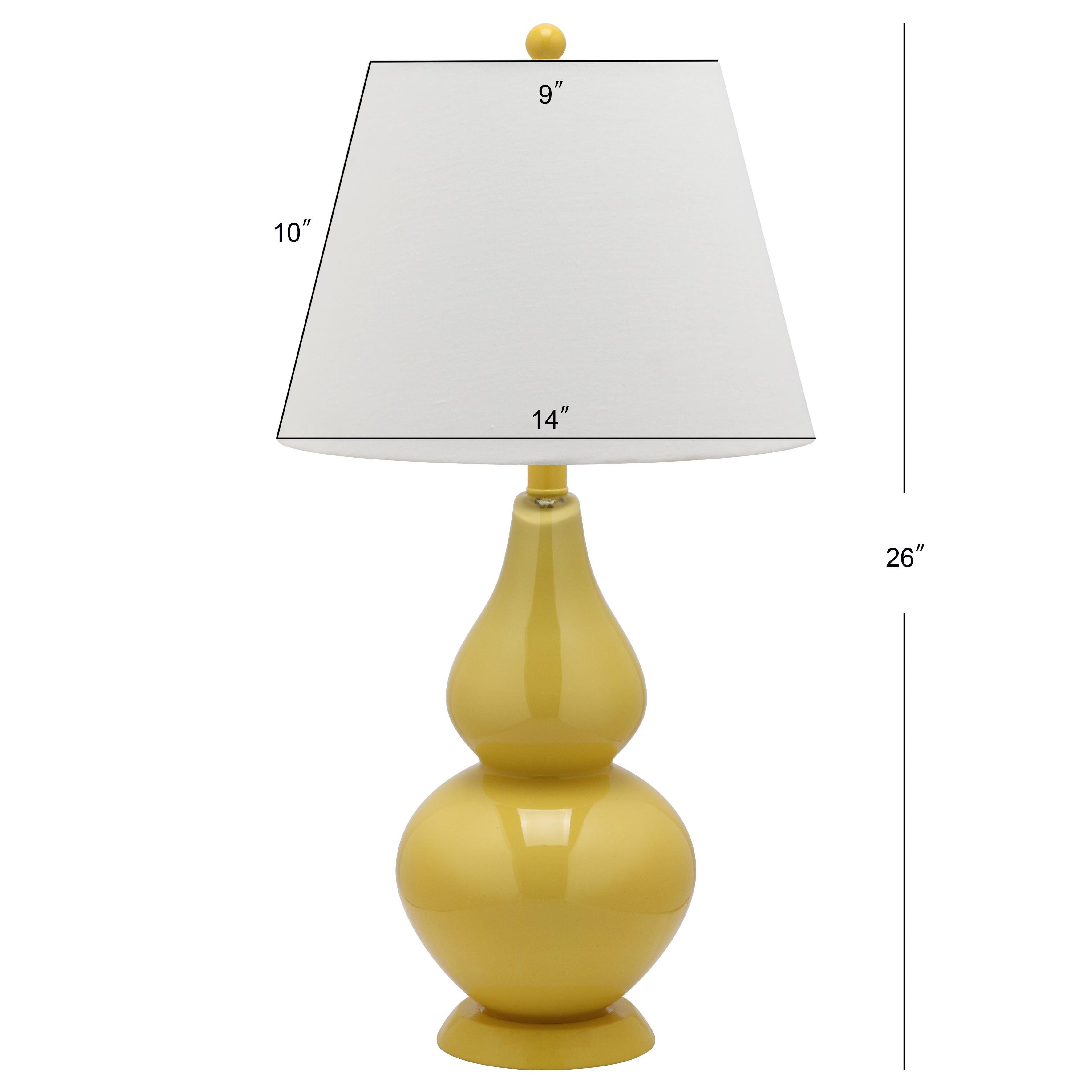 Brixton Double Gourd Table Lamp (Set of 2), Yellow, large