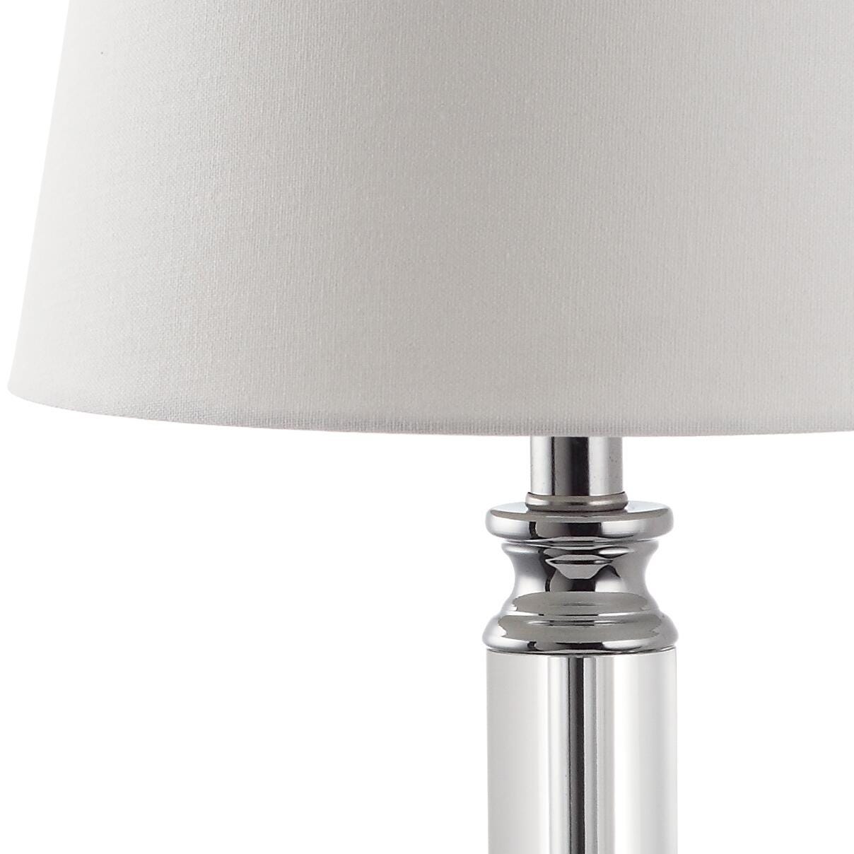Pillar Shaped Crystal Table Lamp (Set of 2), , large