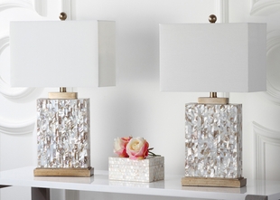 Safavieh Rectangular Table Lamp (Set of 2)