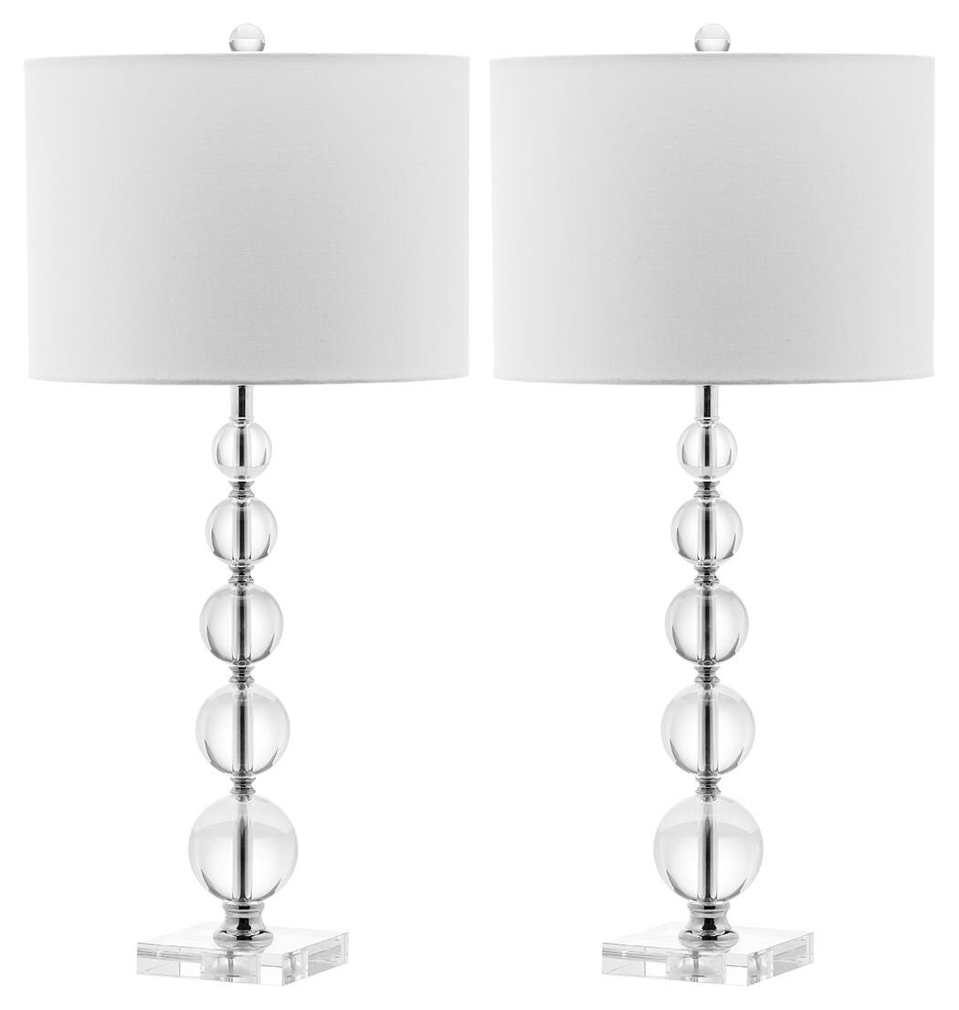 Stacked Crystal Ball Table Lamp (Set of 2), , large