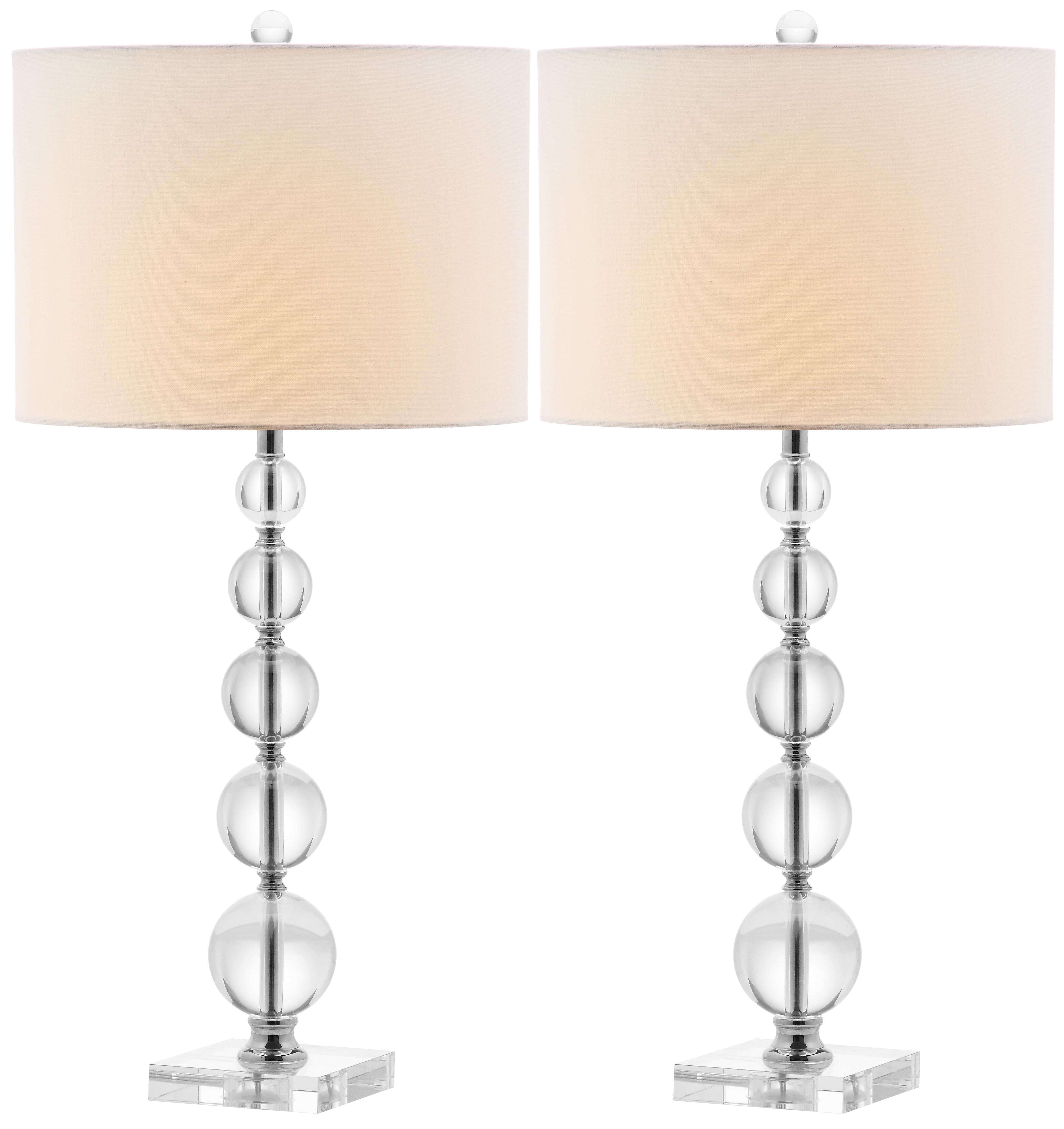 Stacked Crystal Ball Table Lamp (Set of 2), , large
