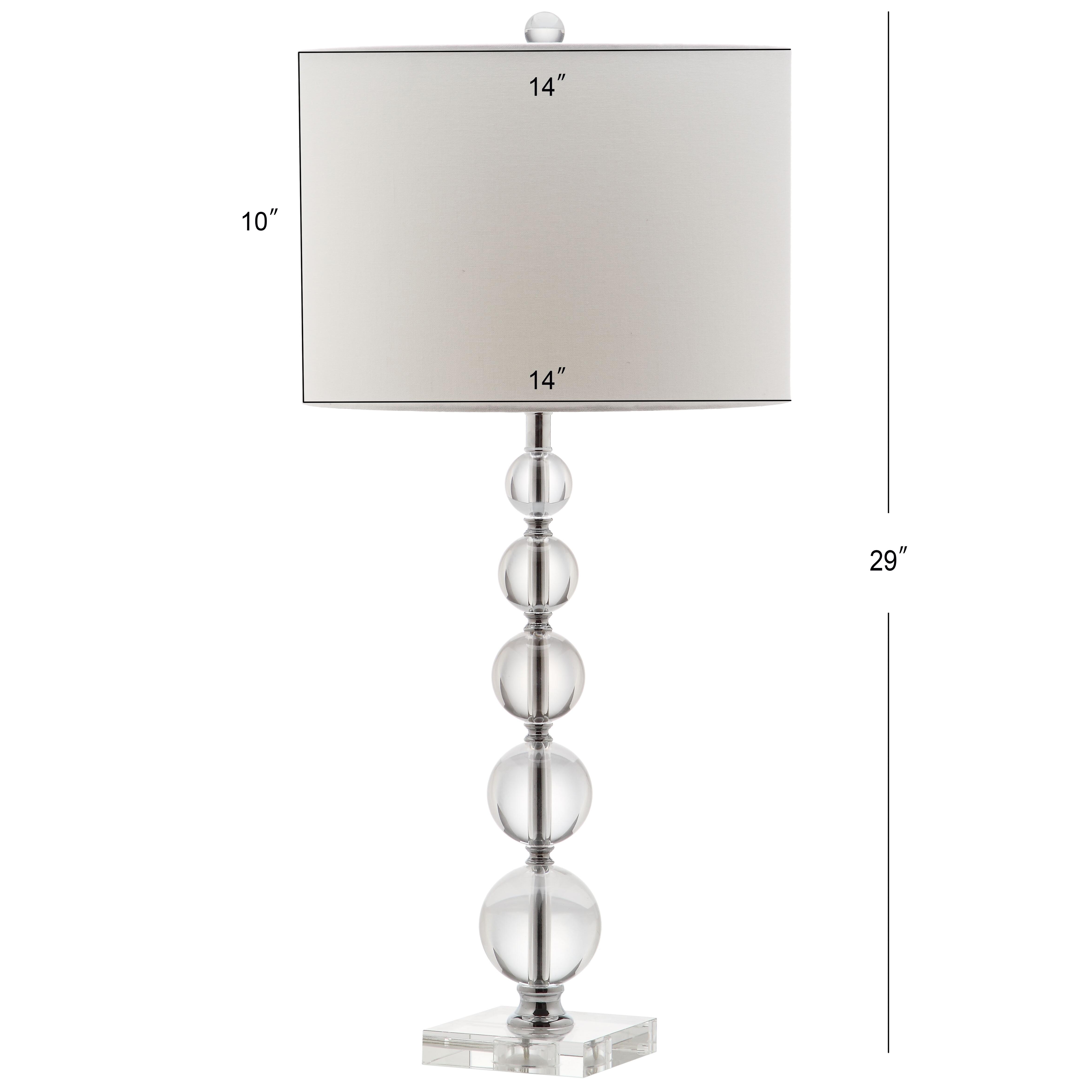 Stacked Crystal Ball Table Lamp (Set of 2), , large