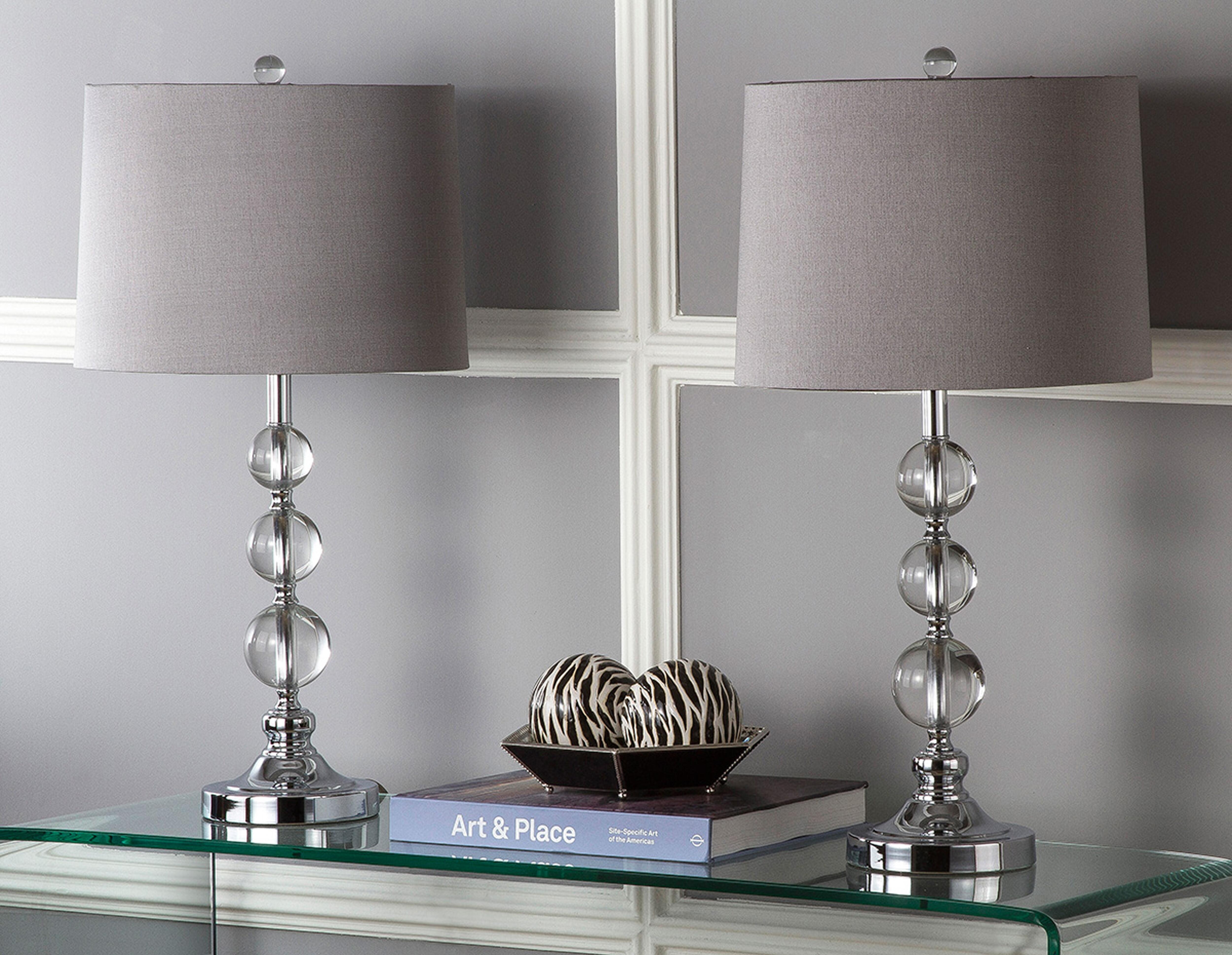 Stacked Crystal Ball Table Lamp (Set of 2), , rollover