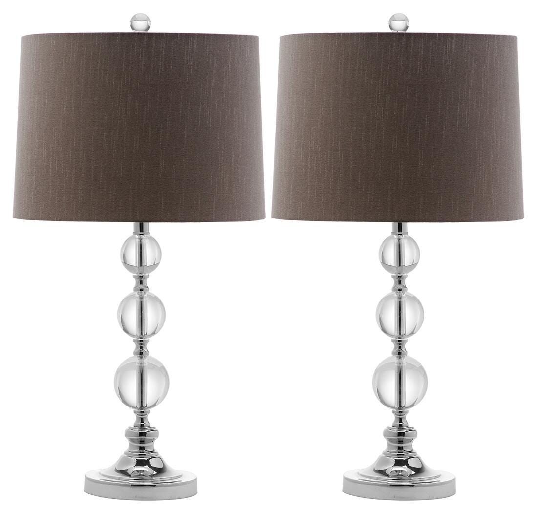 Stacked Crystal Ball Table Lamp (Set of 2), , large