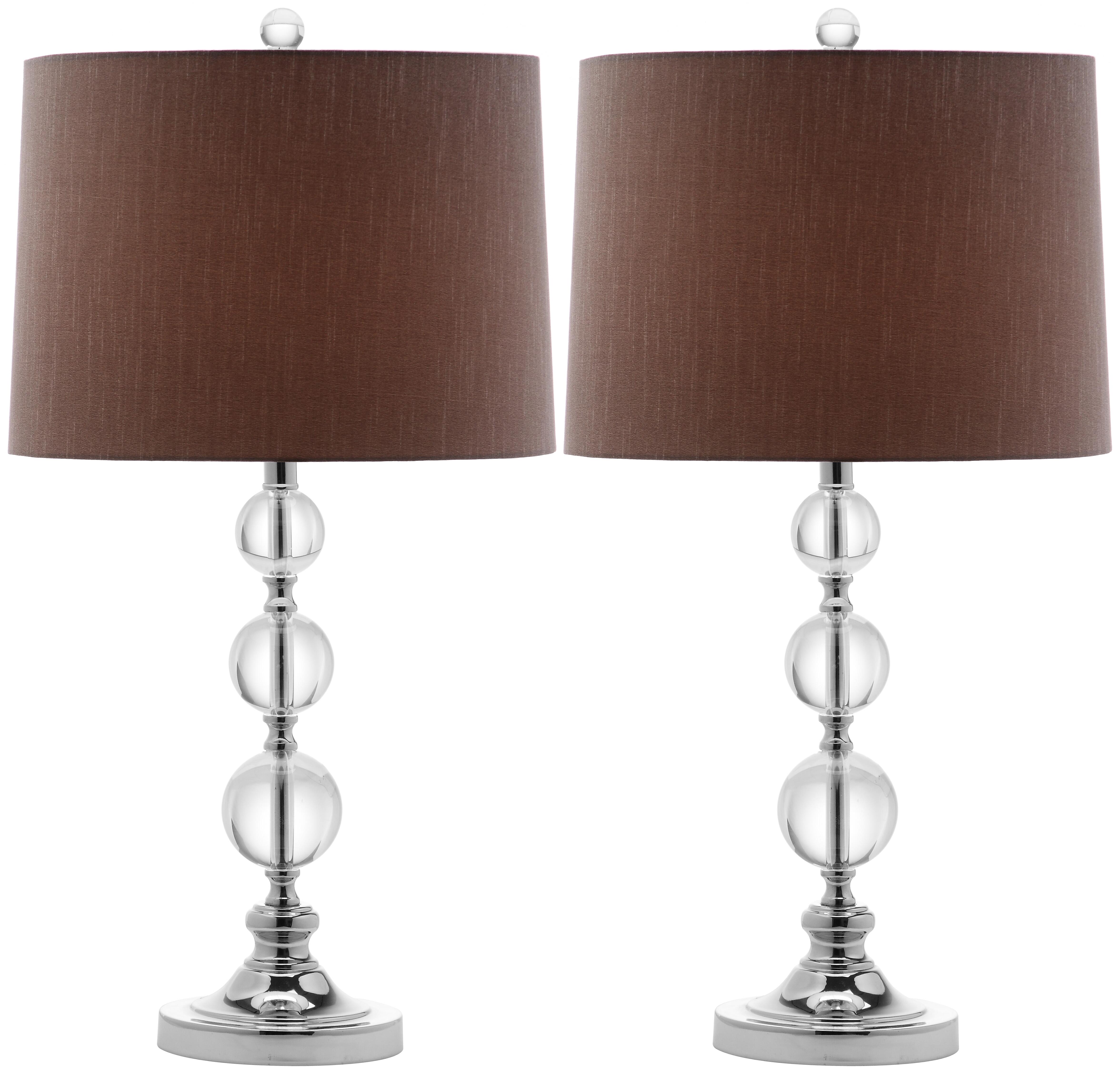Stacked Crystal Ball Table Lamp (Set of 2), , large