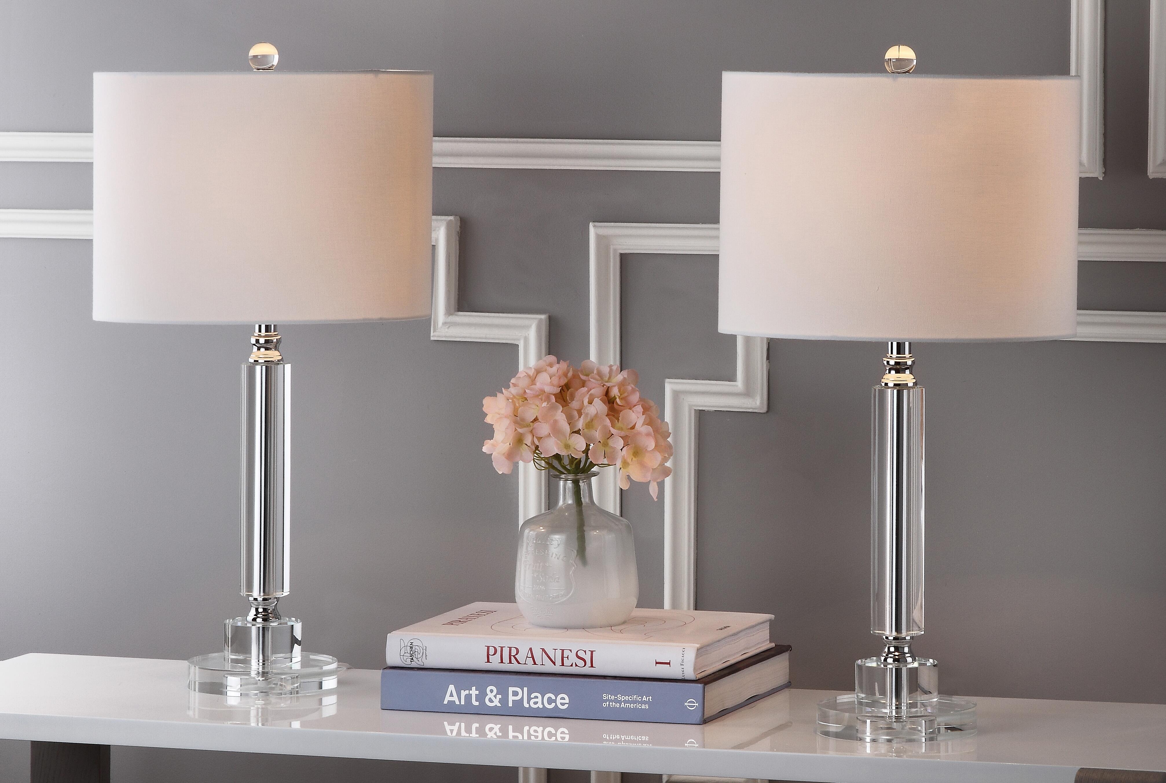 Crystal Column Table Lamp (Set of 2), , large