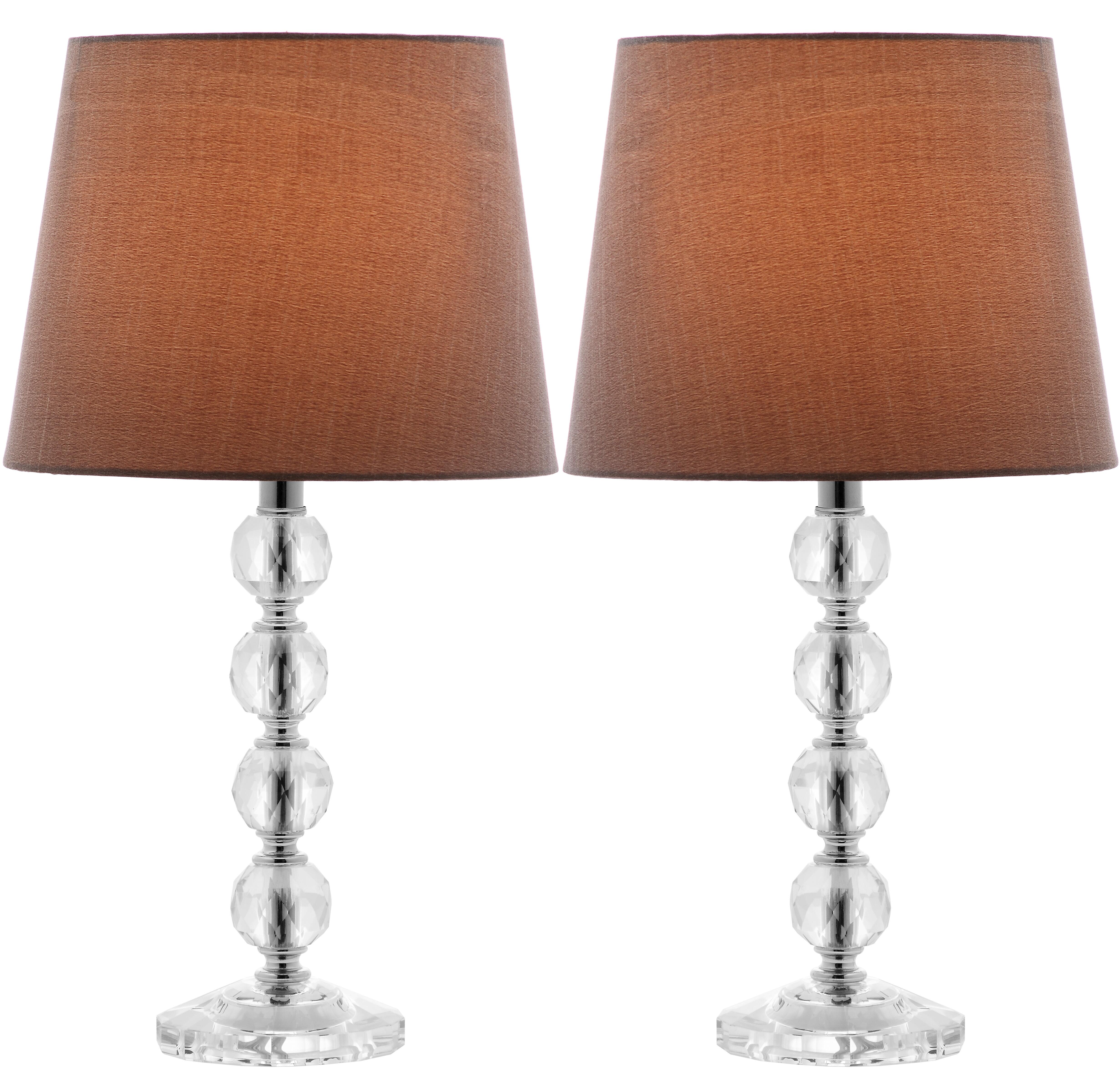 Stacked Crystal Ball Lamp (Set of 2), Gray, large