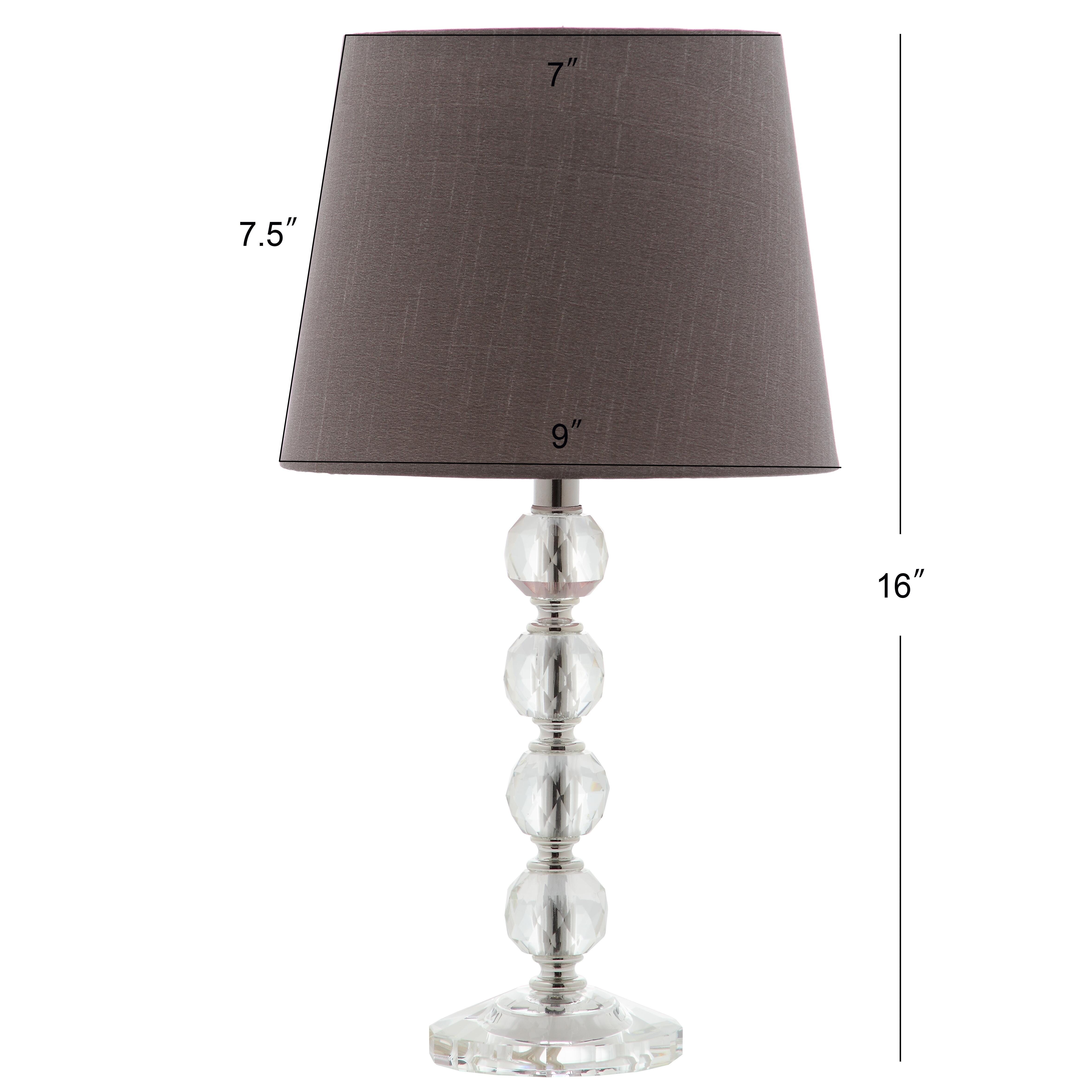 Stacked Crystal Ball Lamp (Set of 2), Gray, large