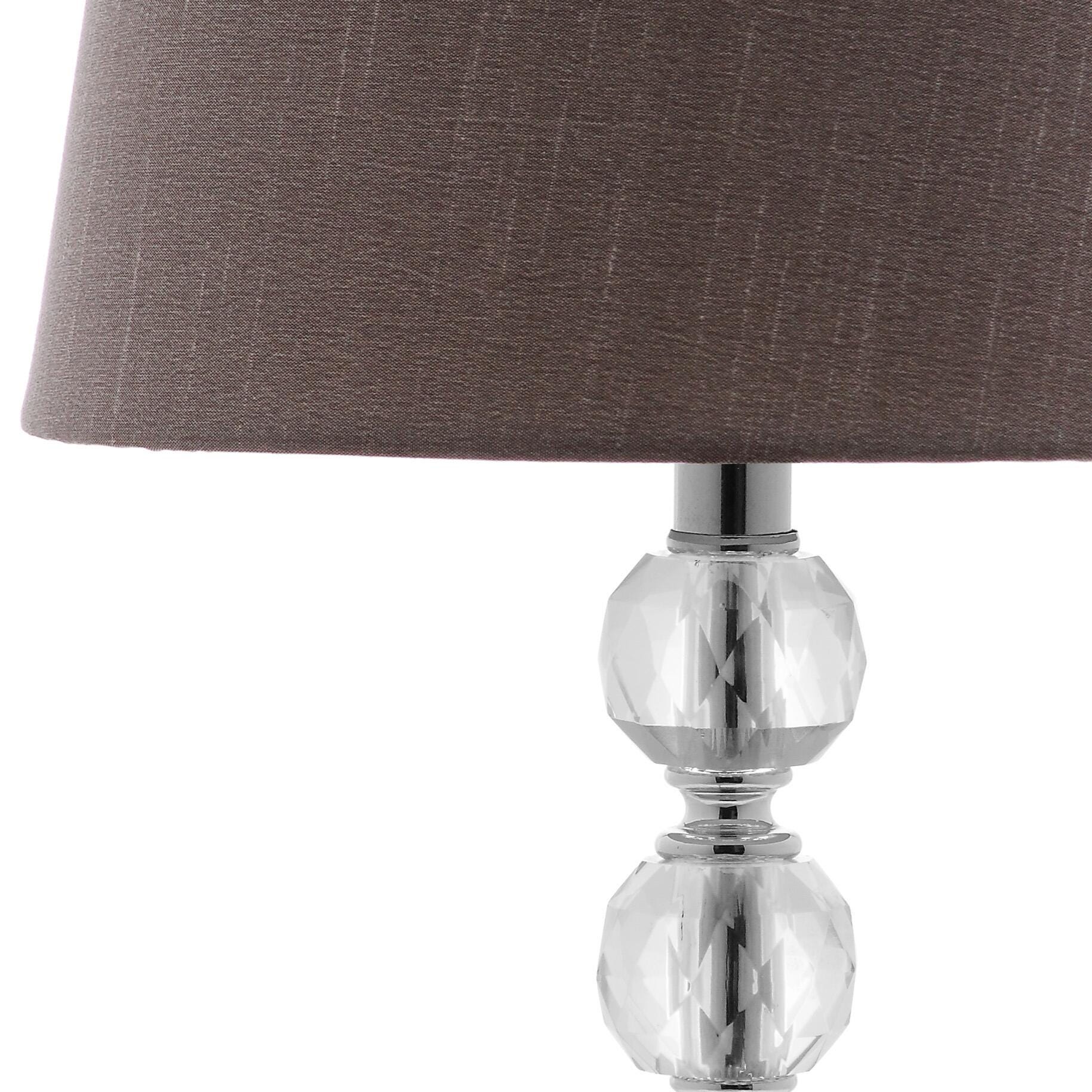 Stacked Crystal Ball Lamp (Set of 2), Gray, large