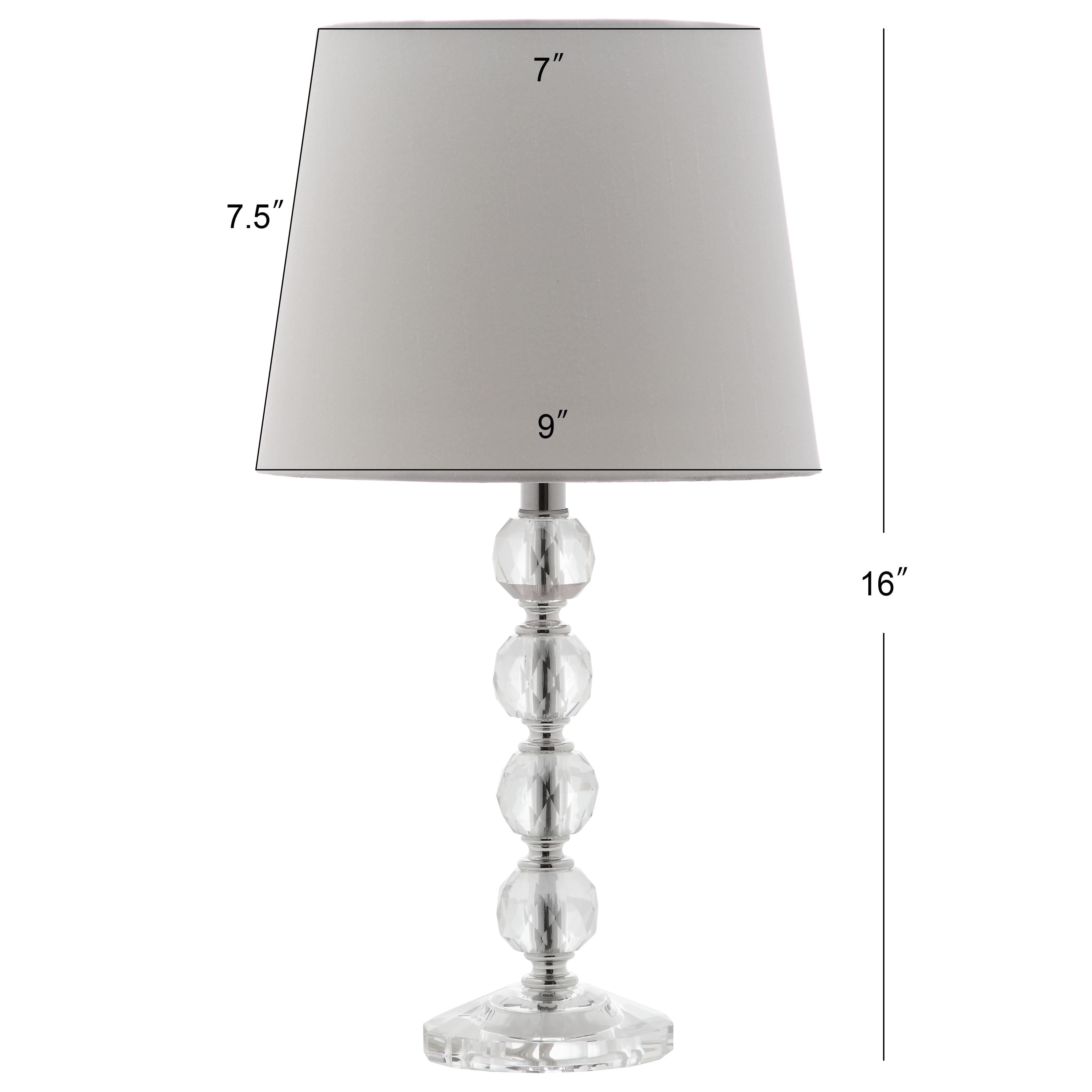 Stacked Crystal Ball Lamp (Set of 2), White, large