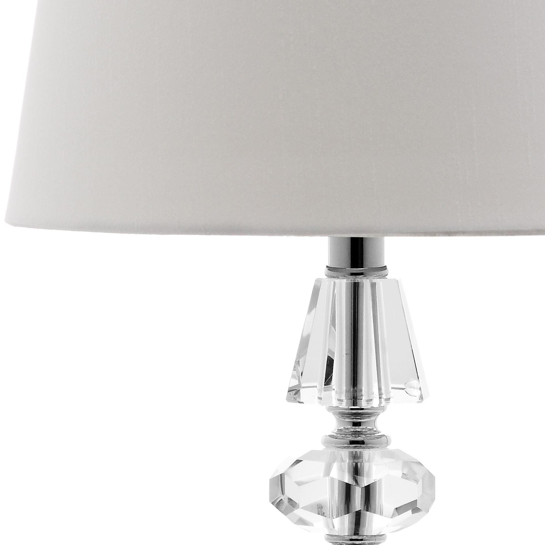 Tiered Crystal Lamp (Set of 2), White, large