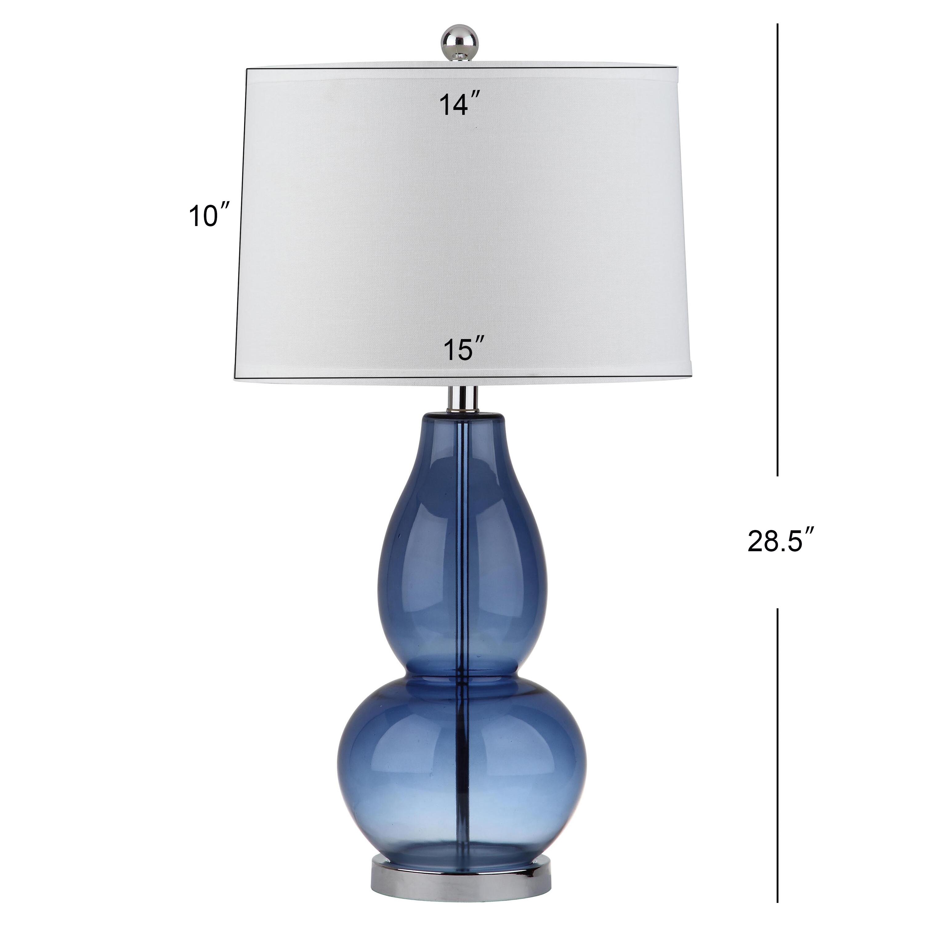 Double Gourd Lamp (Set of 2), Transparent Blue, large