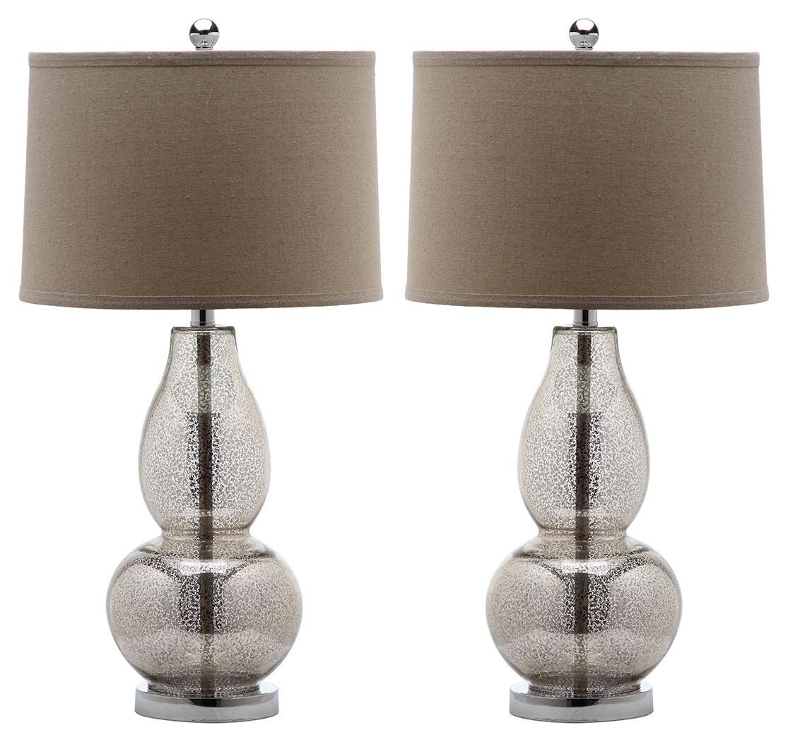 Double Gourd Lamp (Set of 2), Smoke, large