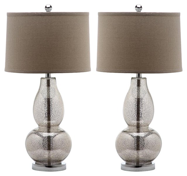 Safavieh Lamp (Set of 2), Smoke