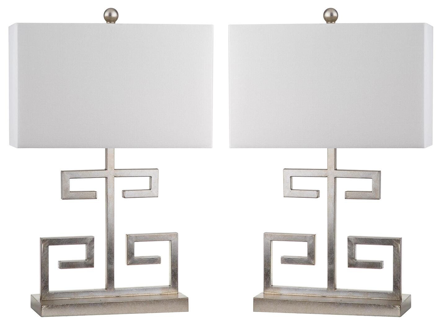 Safavieh Greek Key Greek Key Table Lamp (Set of 2), , large