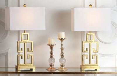 Safavieh Greek Key Greek Key Table Lamp (Set of 2), , large
