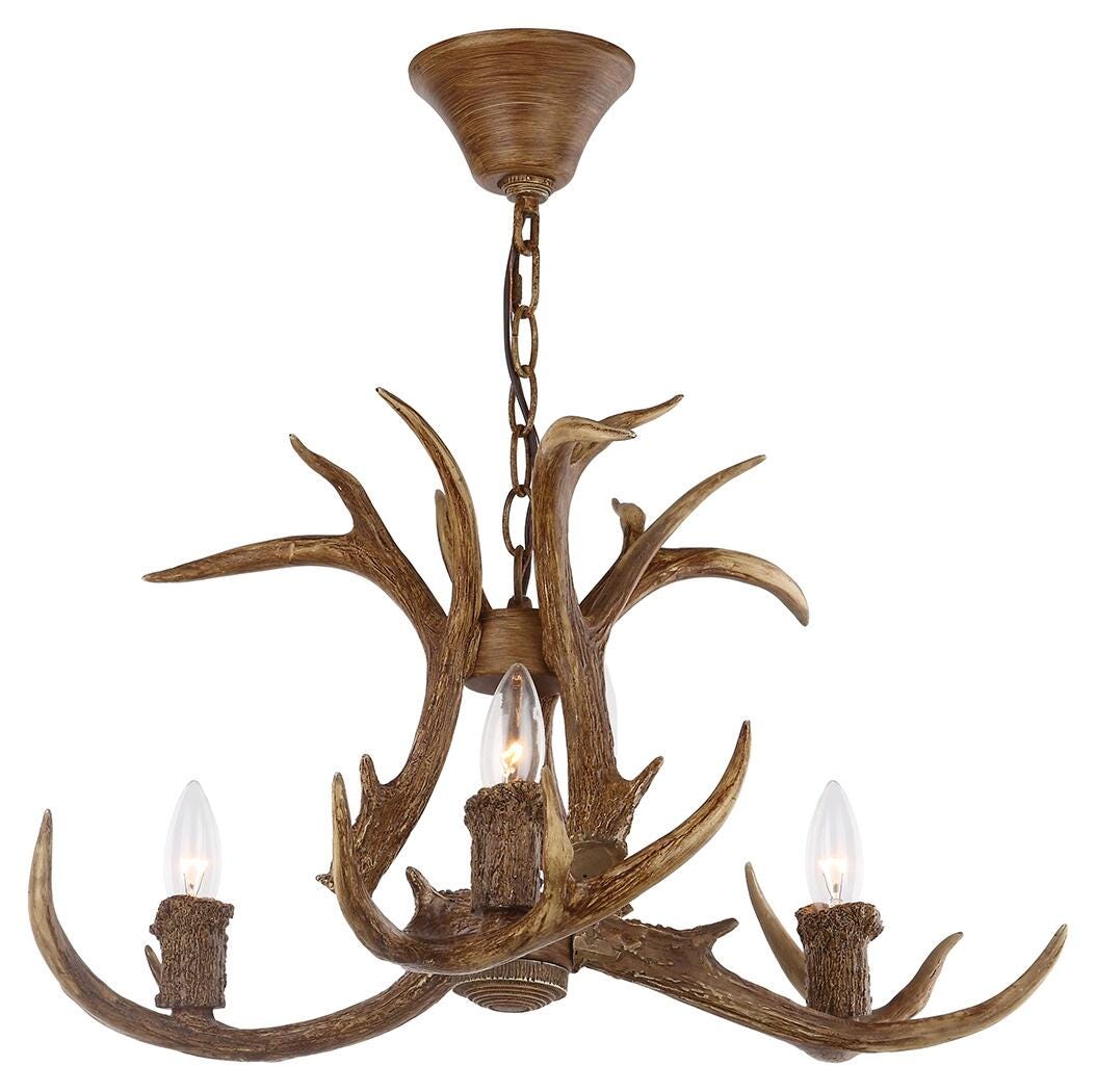 Rustic Antler Chandelier, , large
