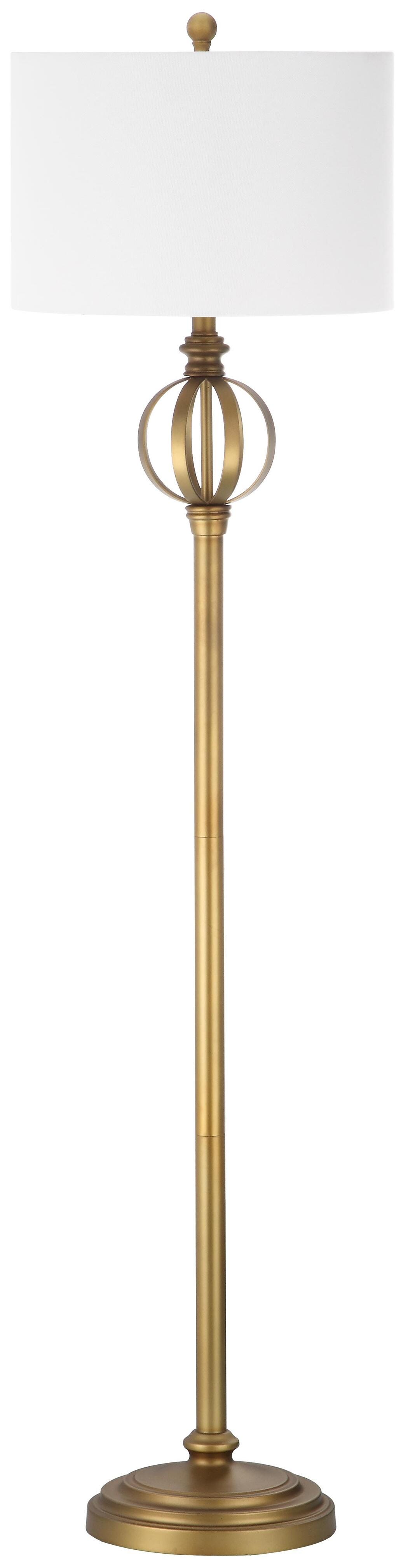 Gold Finish Sphere 61.5" Floor Lamp, , large