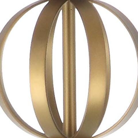 Gold Finish Sphere 61.5" Floor Lamp, , swatch