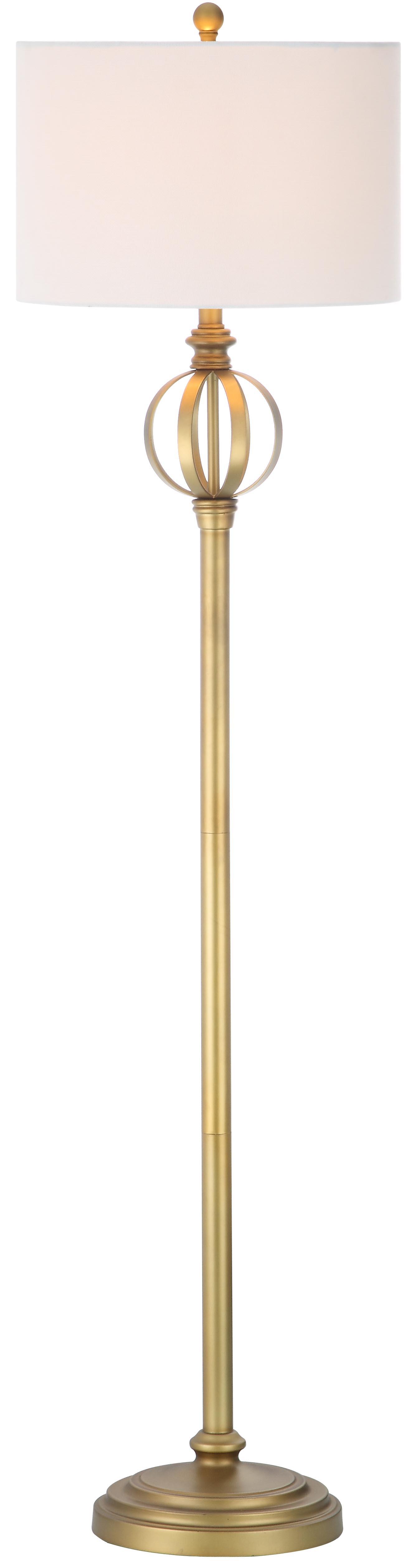 Gold Finish Sphere 61.5" Floor Lamp, , large