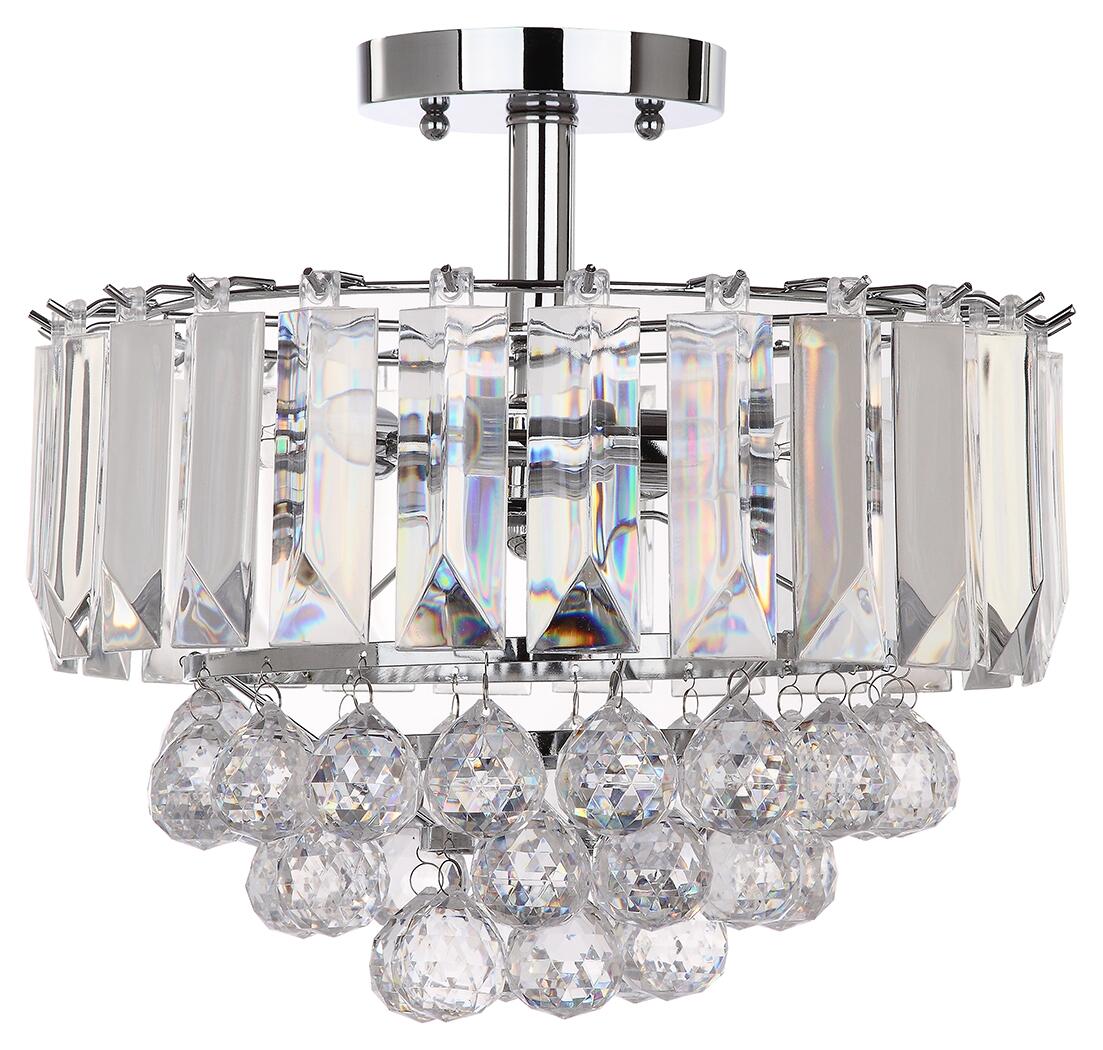 Acrylic 3-Light Flush Mount Pendant Light, , large