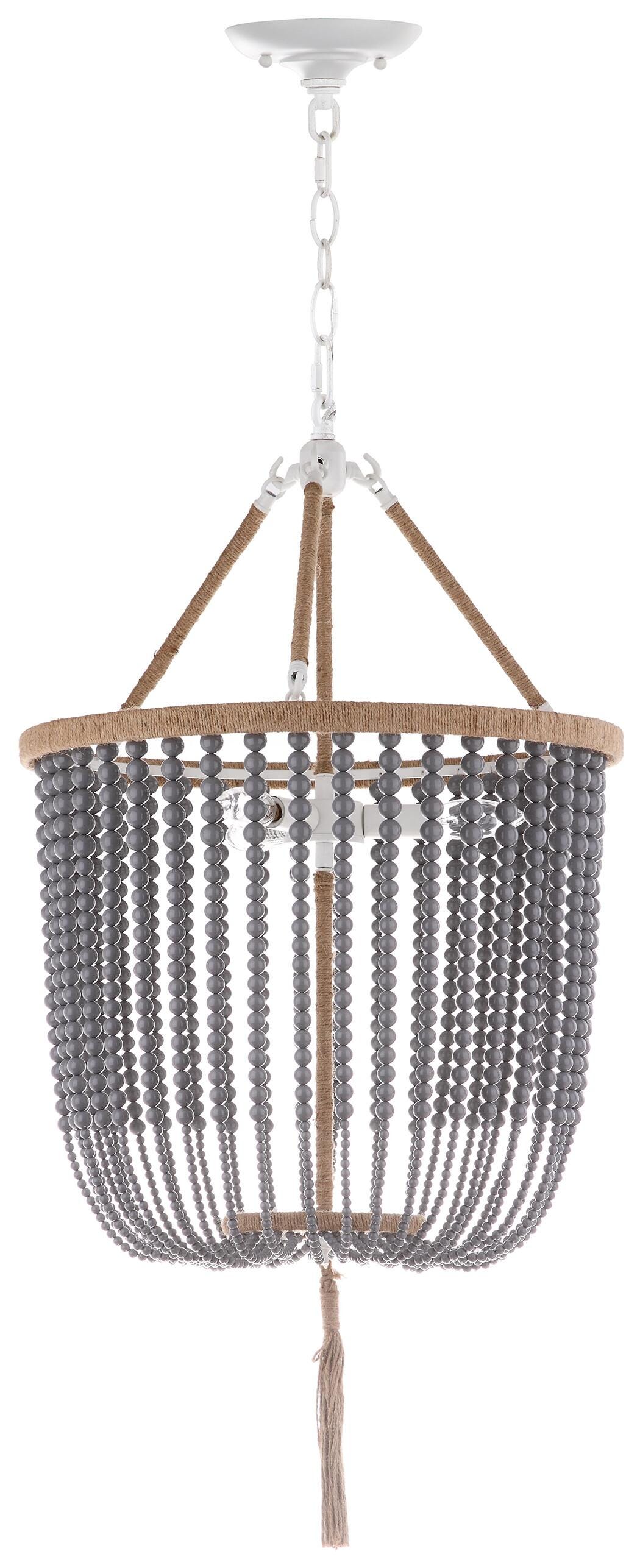 Beaded Beaded Chandelier, , large