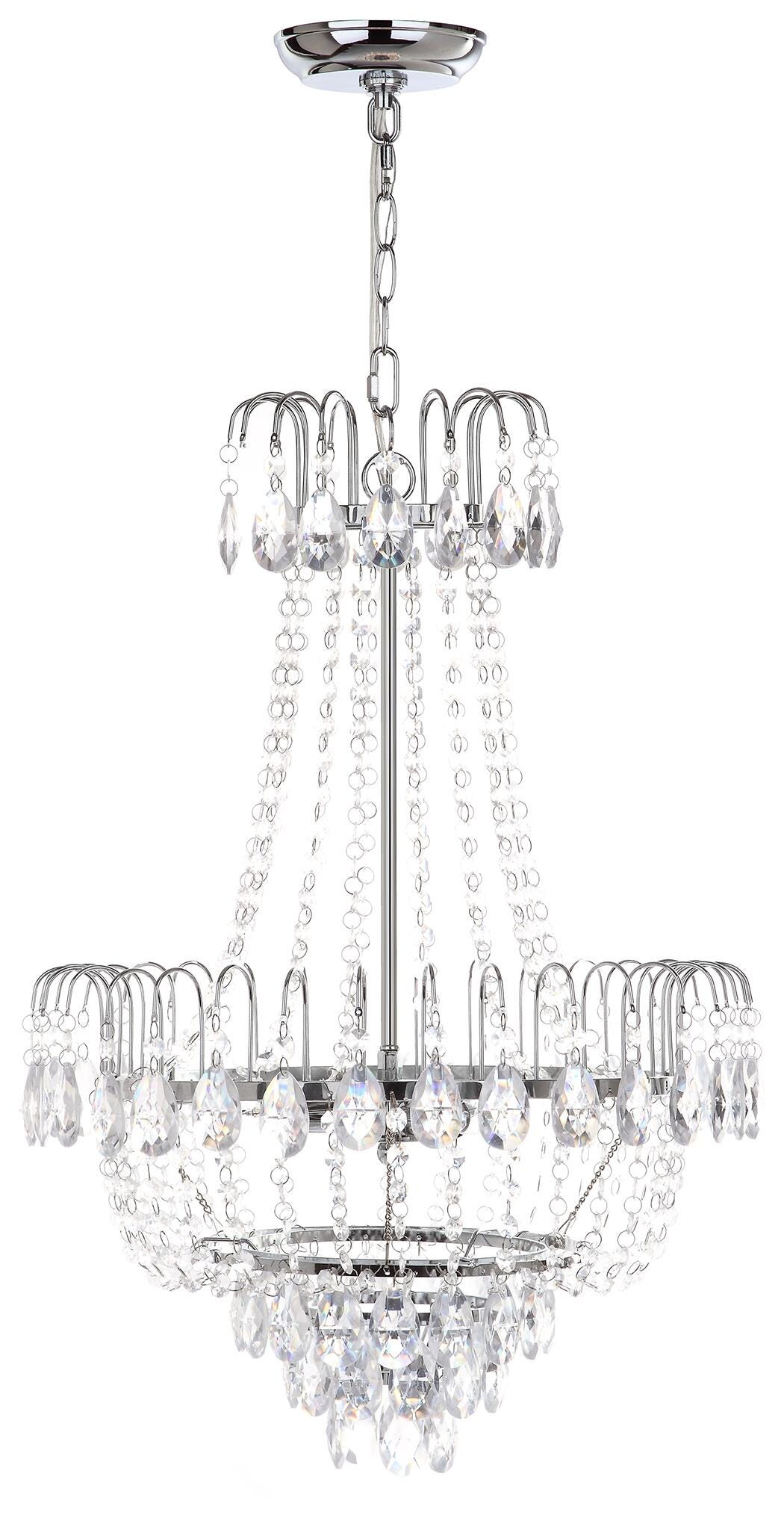 Beaded 18" Pendant Lamp, , large