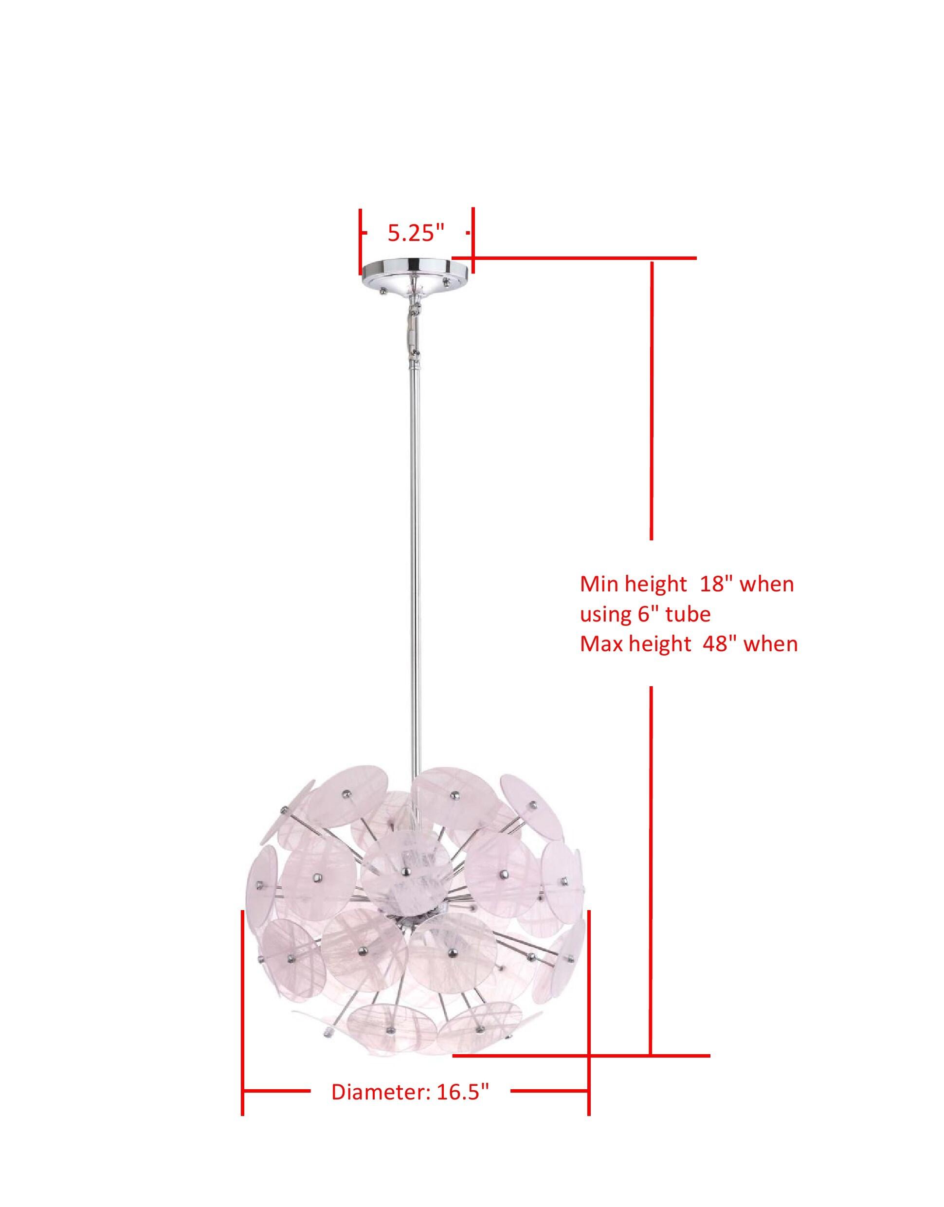 Sculpted Metal 16.5" Pendant Light, , large