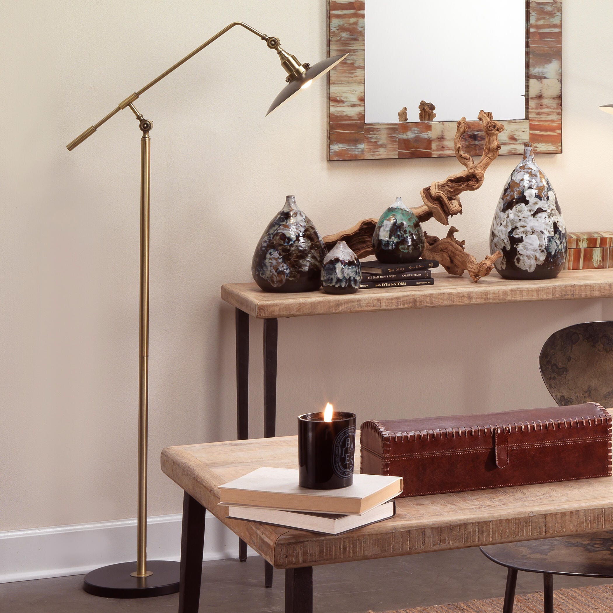 Relaxed Elegance Claire Floor Lamp, , rollover