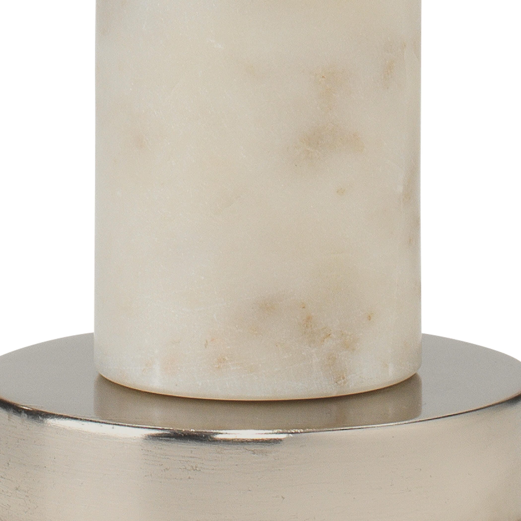 Marble Darcey Table Lamp with Tapered Shade, , swatch