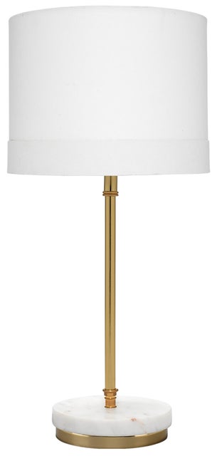 Home Accents Marble Base Grace Table Lamp, White