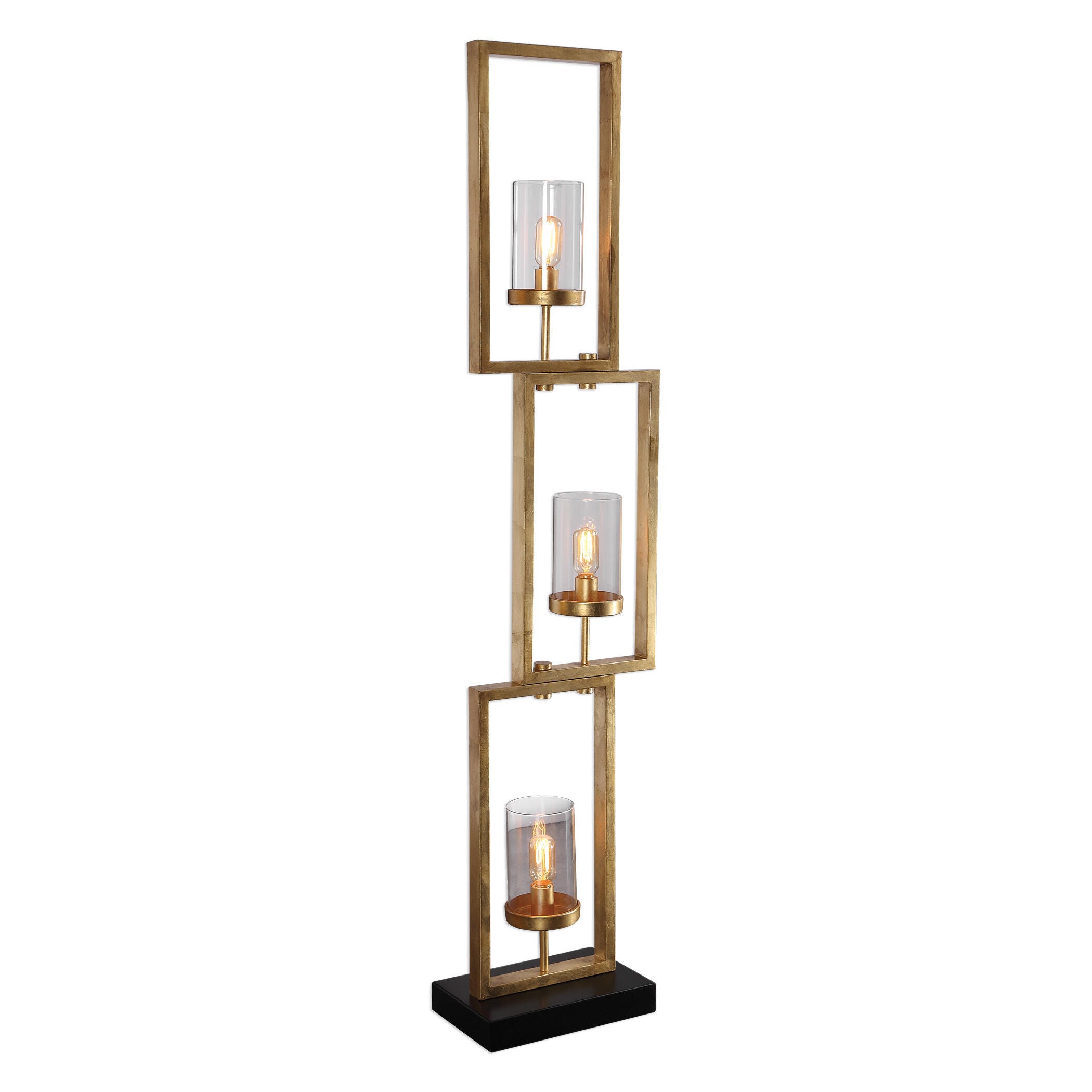 Uttermost Cielo Staggered Rectangles Floor Lamp, , large