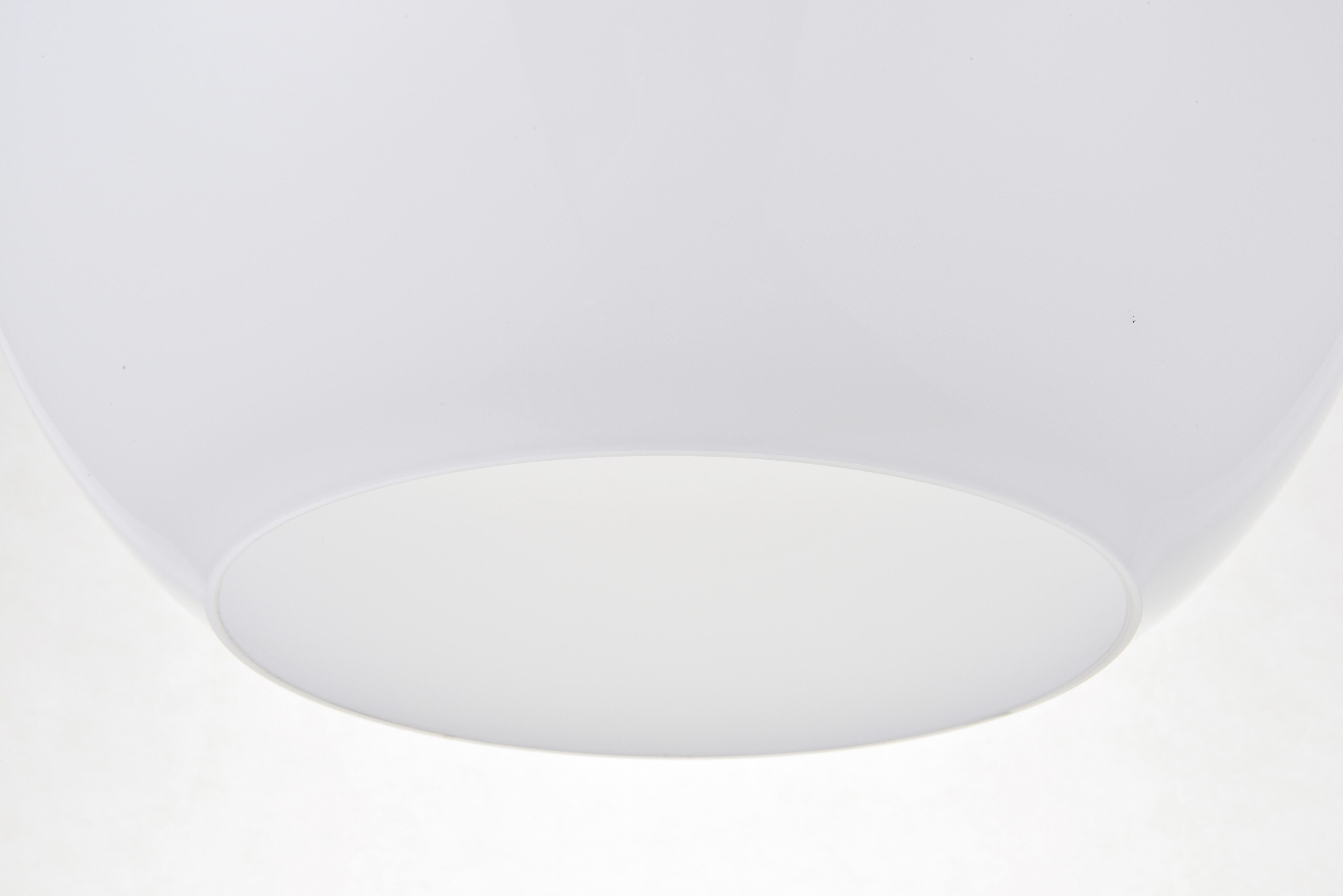 Living District Baxter 1 Light Brass Pendant With Frosted White Glass, Brass/Frosted White, large