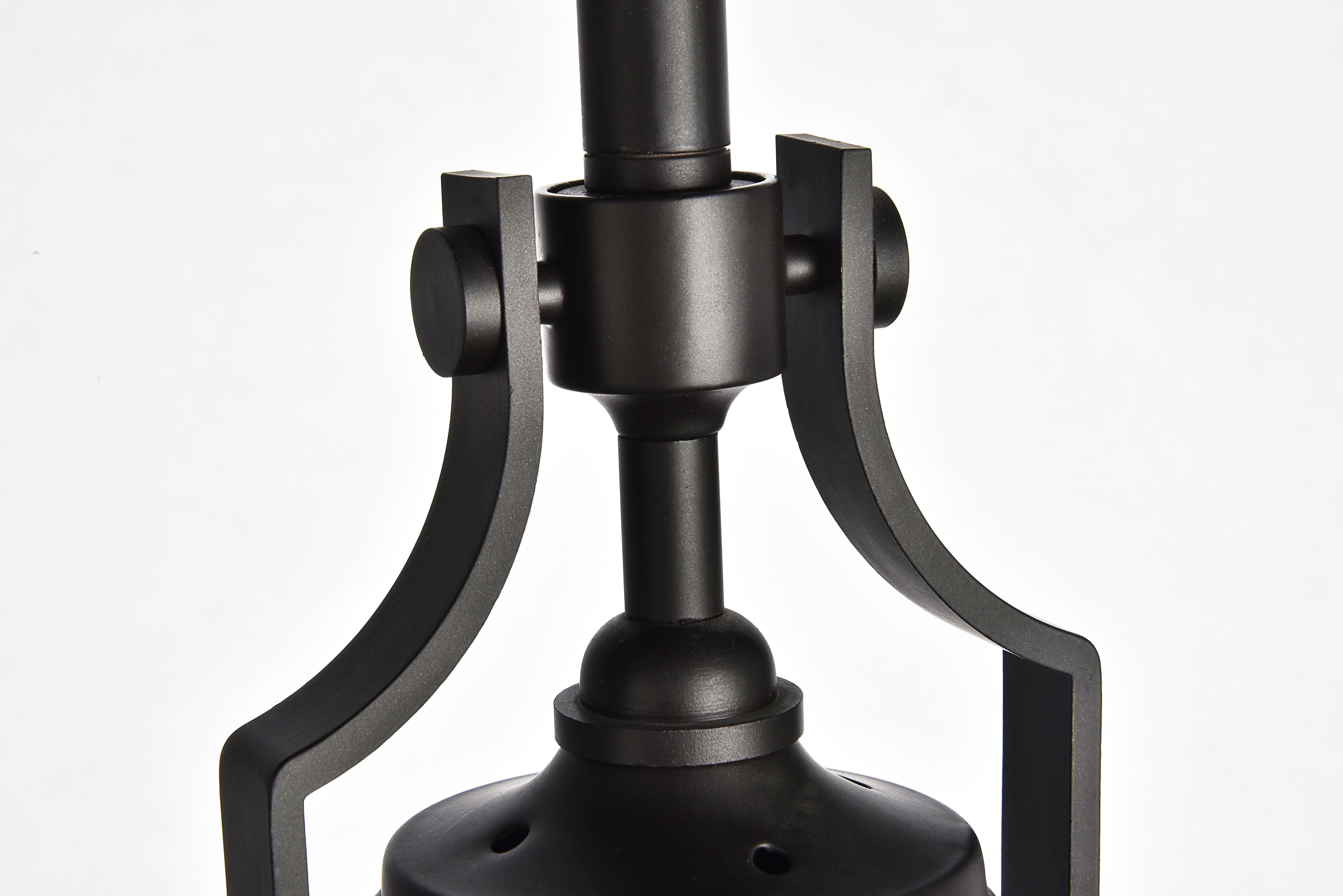 Living District Eamon 1 Light Bronze Pendant, Oil Rubbed Bronze, large