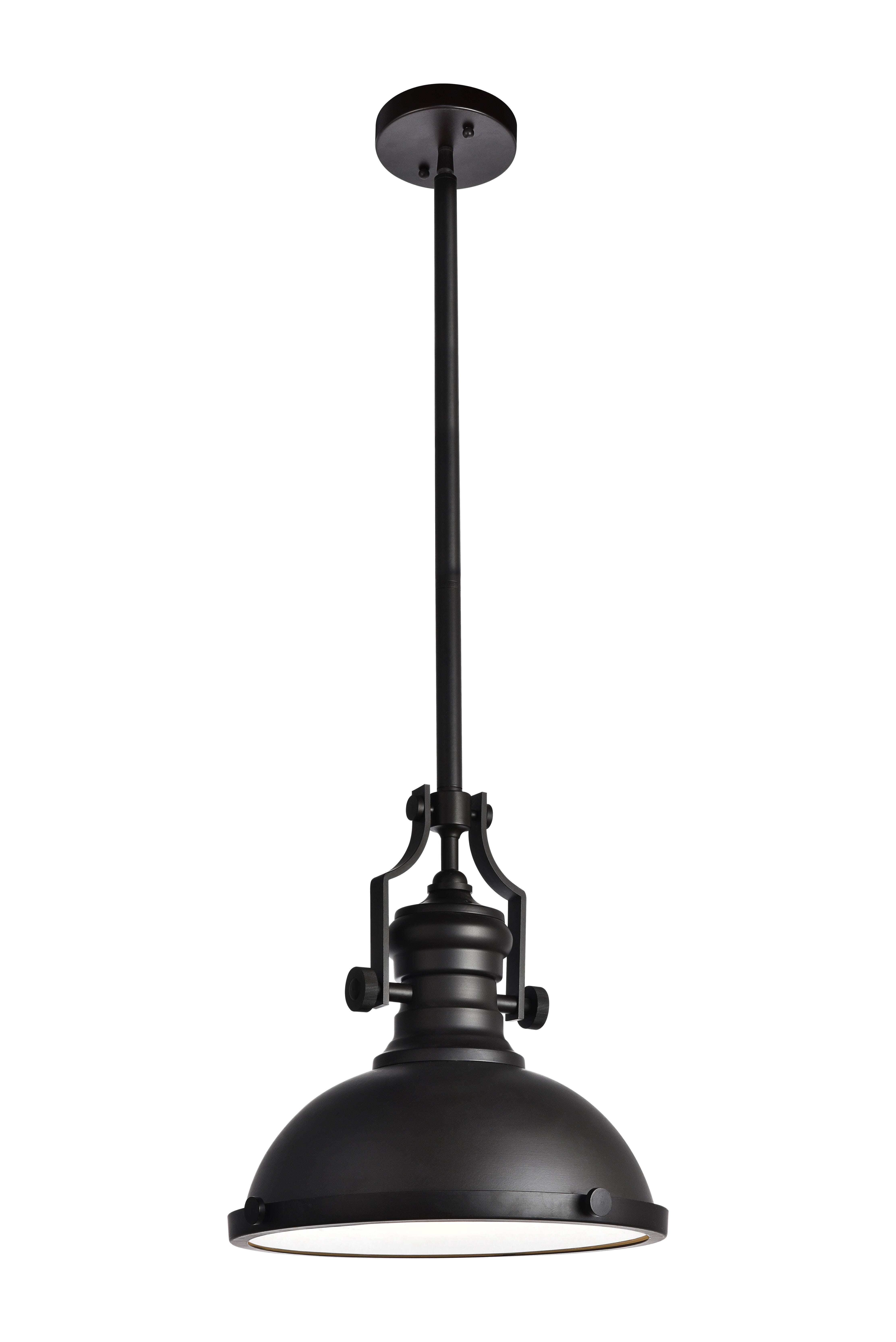 Living District Eamon 1 Light Bronze Pendant, Oil Rubbed Bronze, large