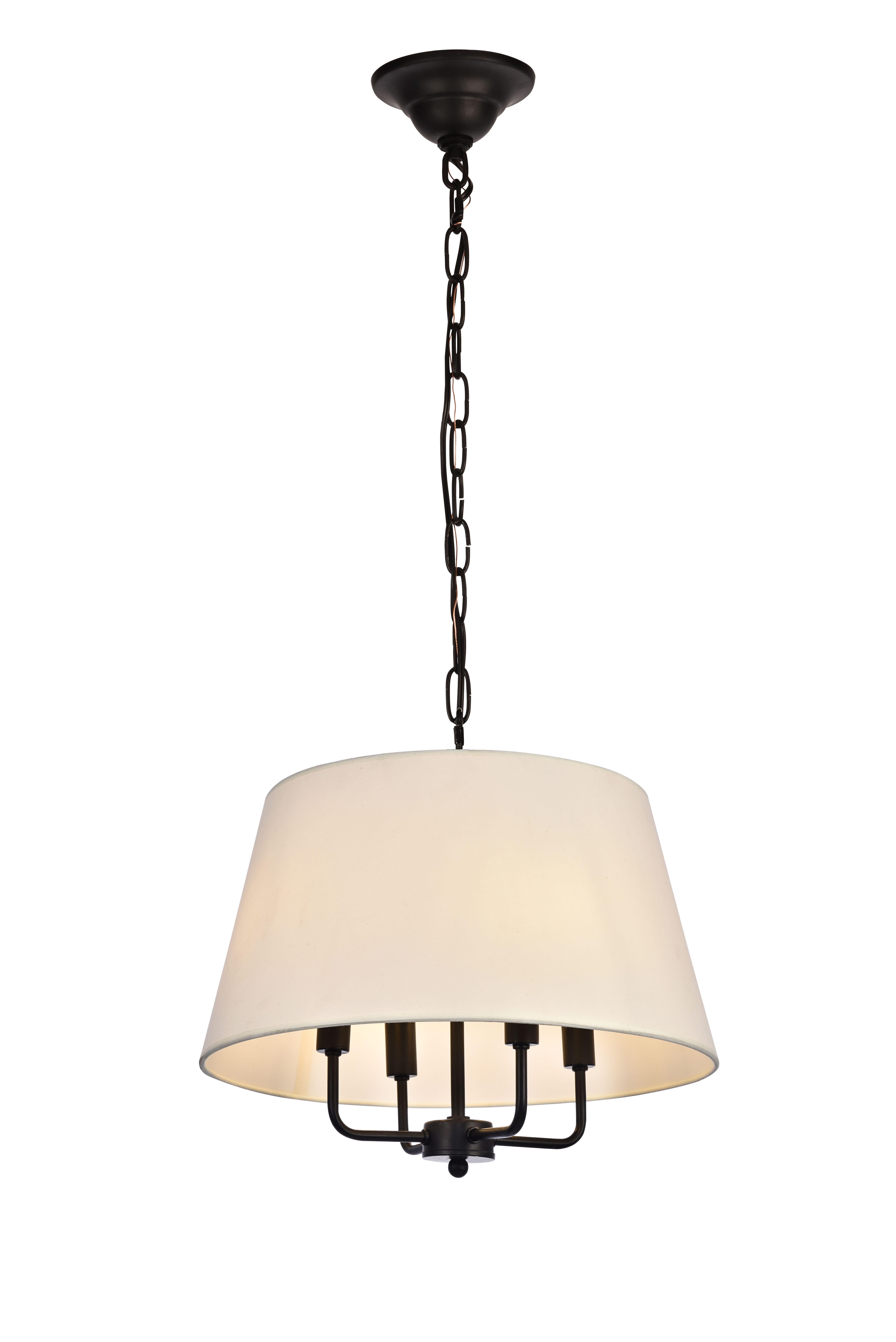 Living District Maple 4 Light Black Pendant, , large