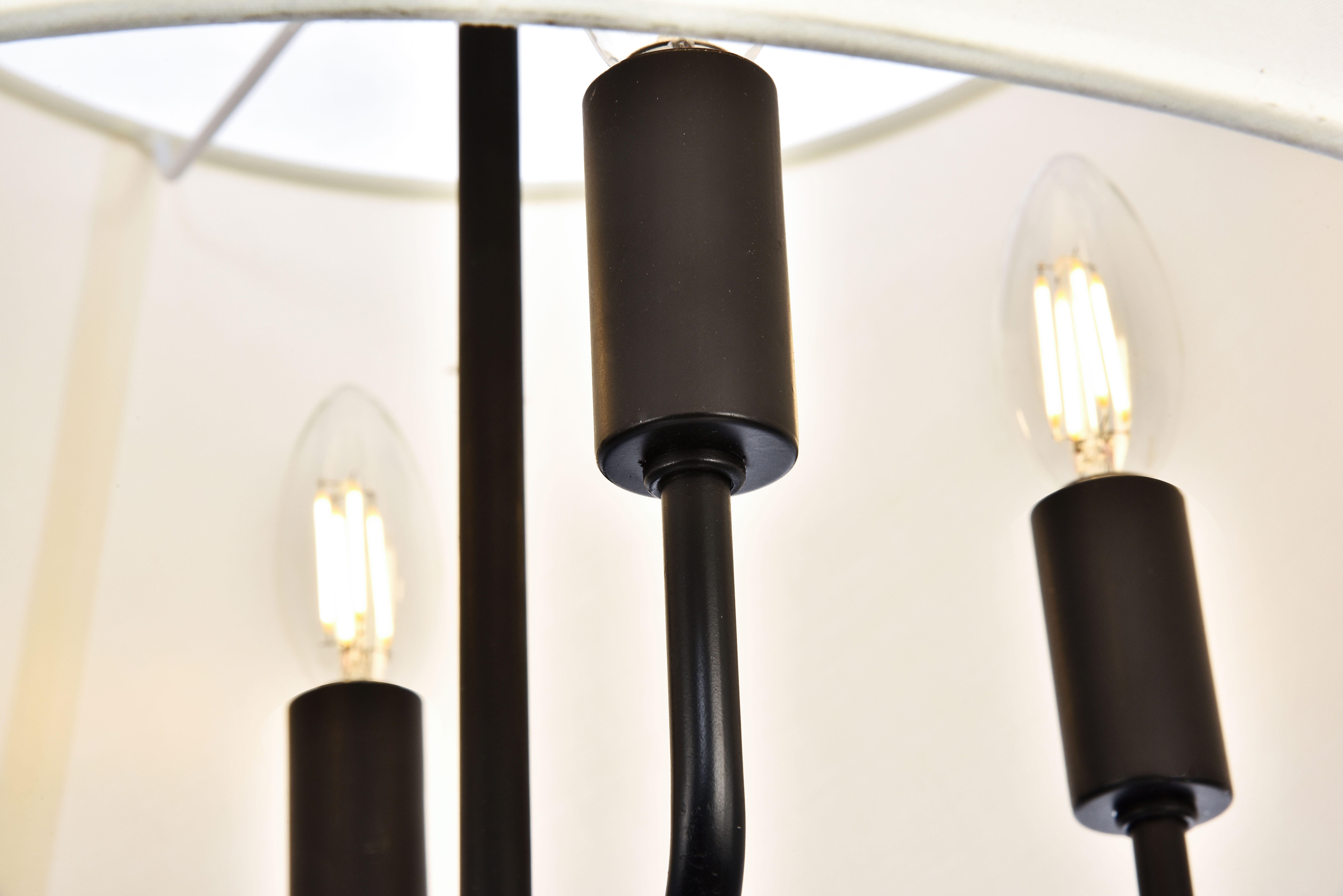 Living District Maple 4 Light Black Pendant, , large
