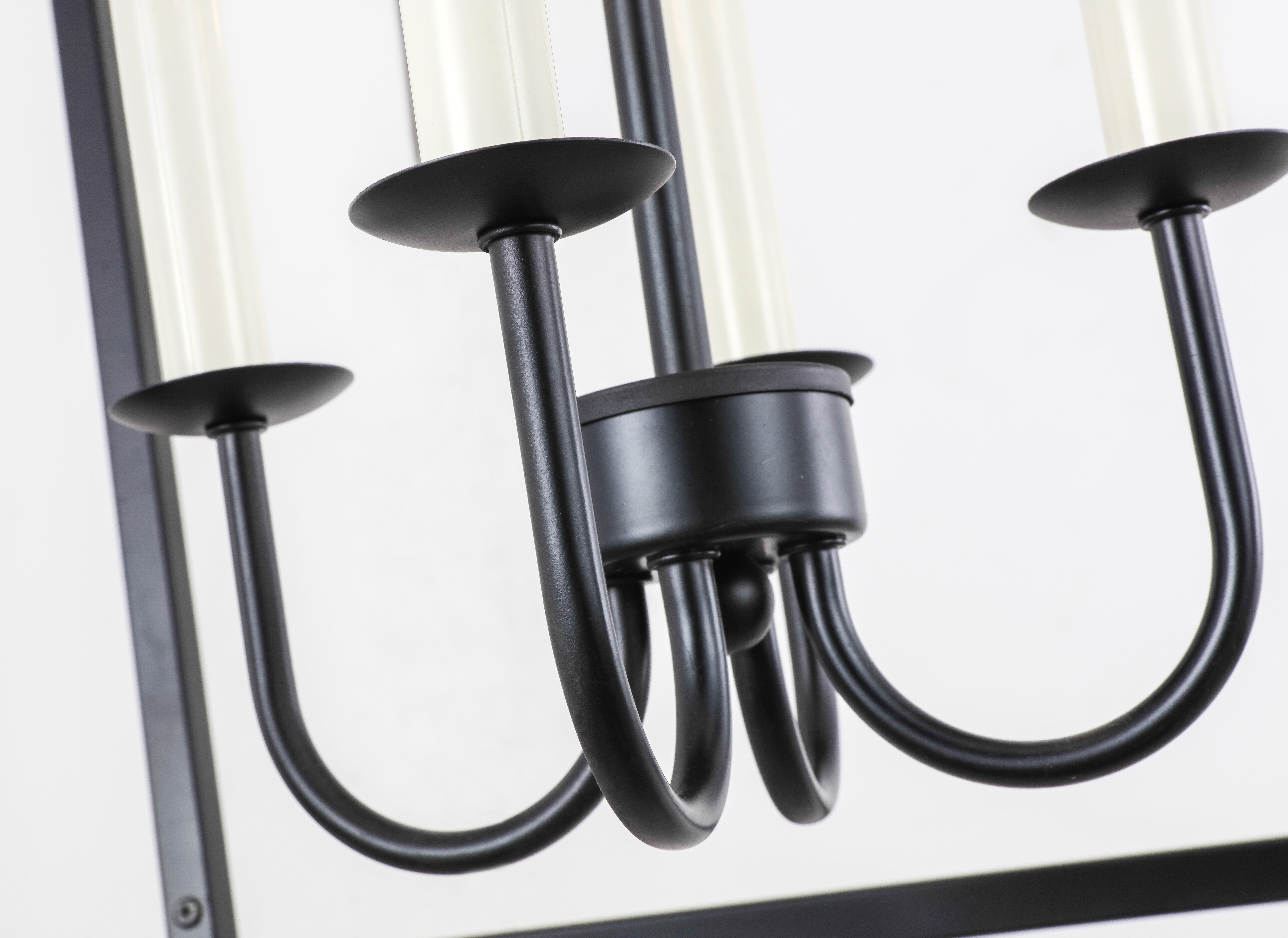 Living District Maddox 4 Light Black Pendant, , large