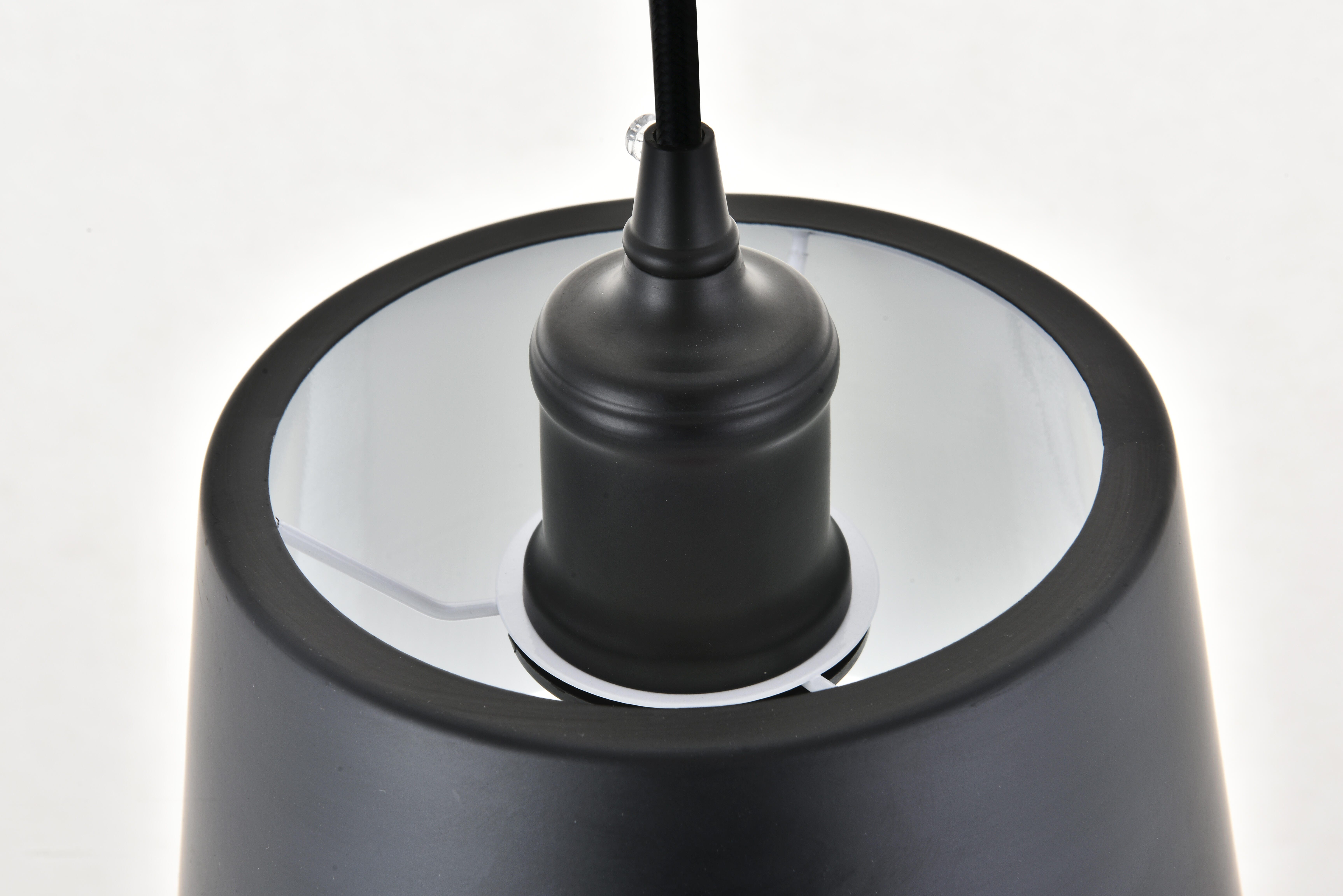 Living District Nota 3 Light Black Pendant, , large