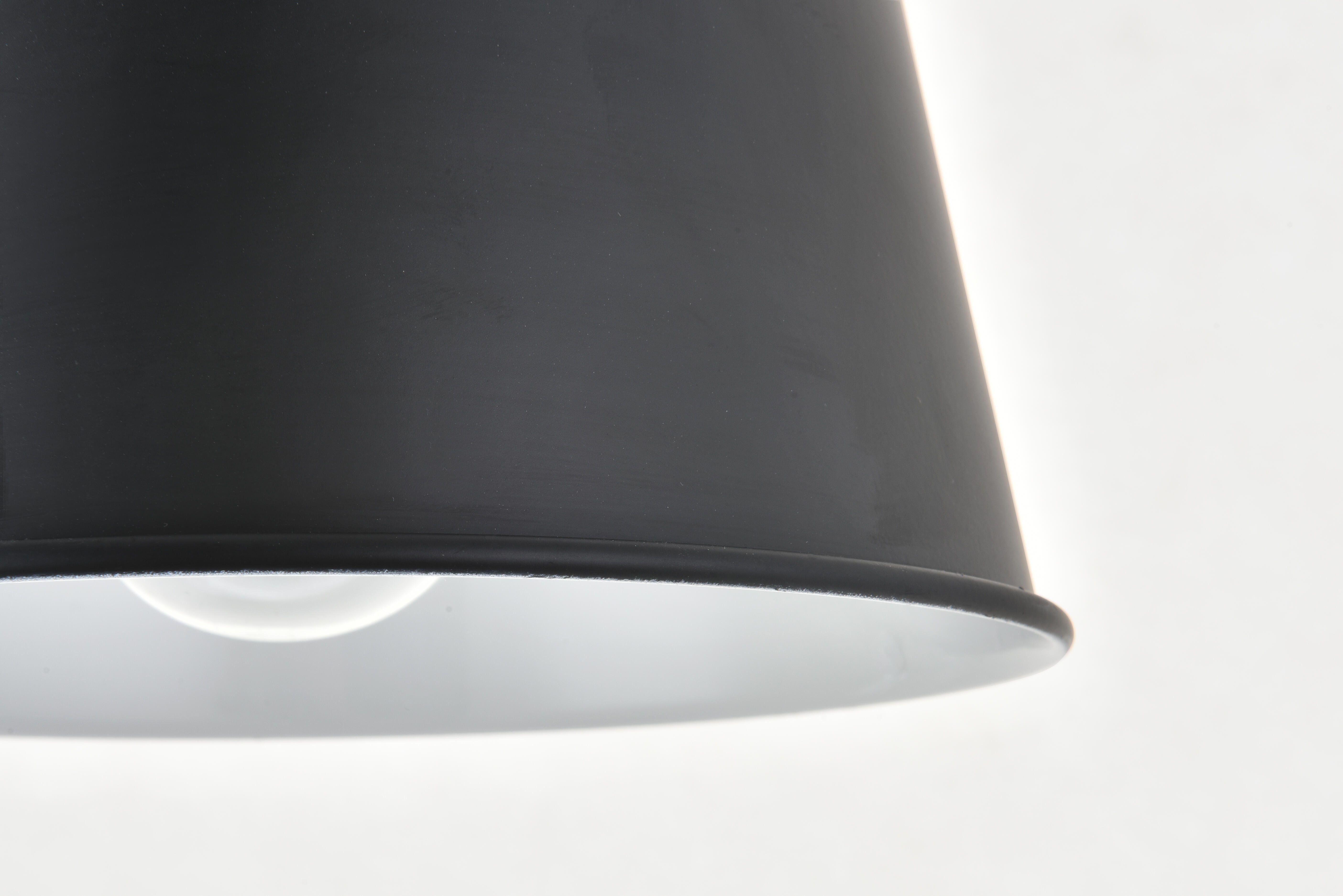 Living District Nota 3 Light Black Pendant, , large