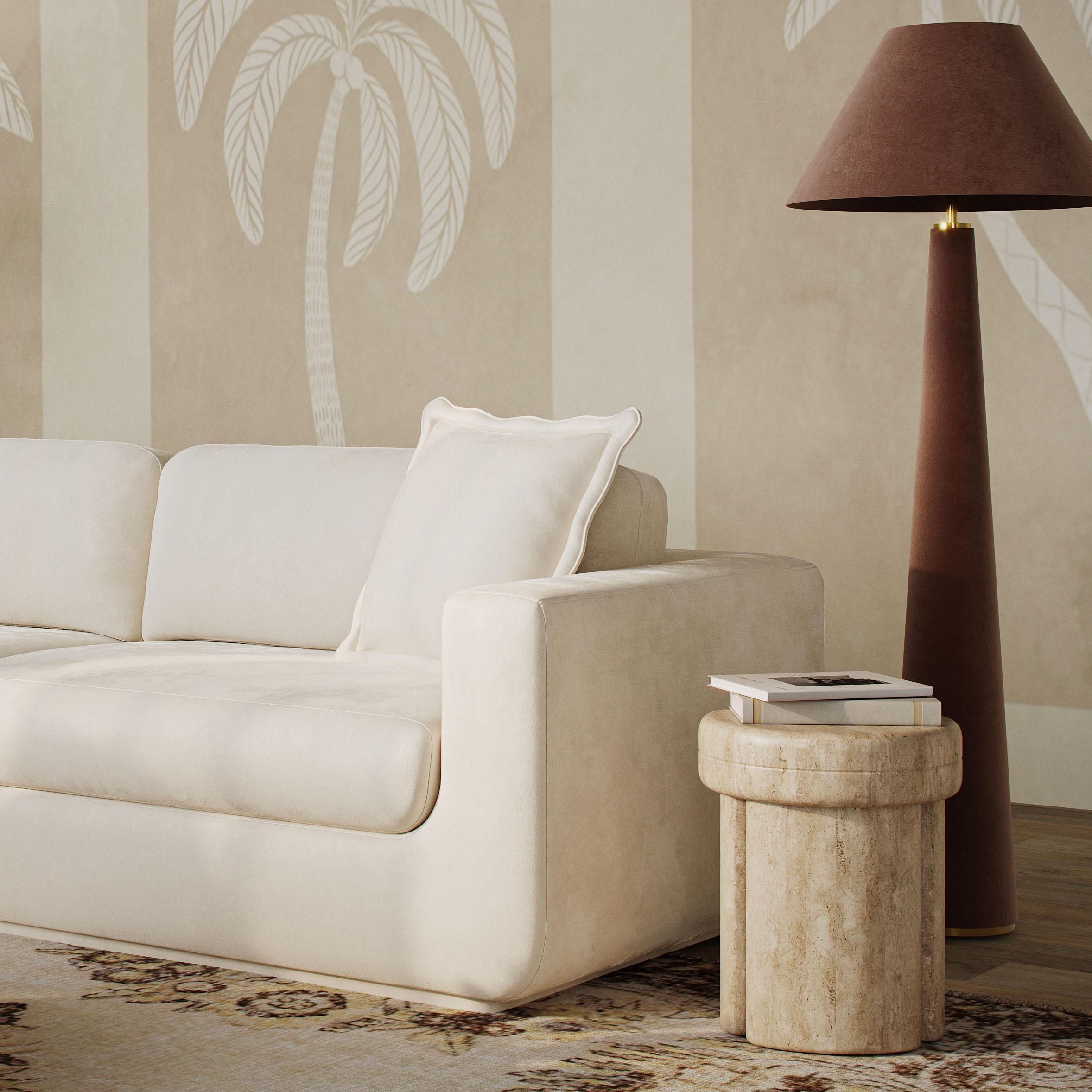 Ashley Tov Furniture Graham Floor Lamp In Brown