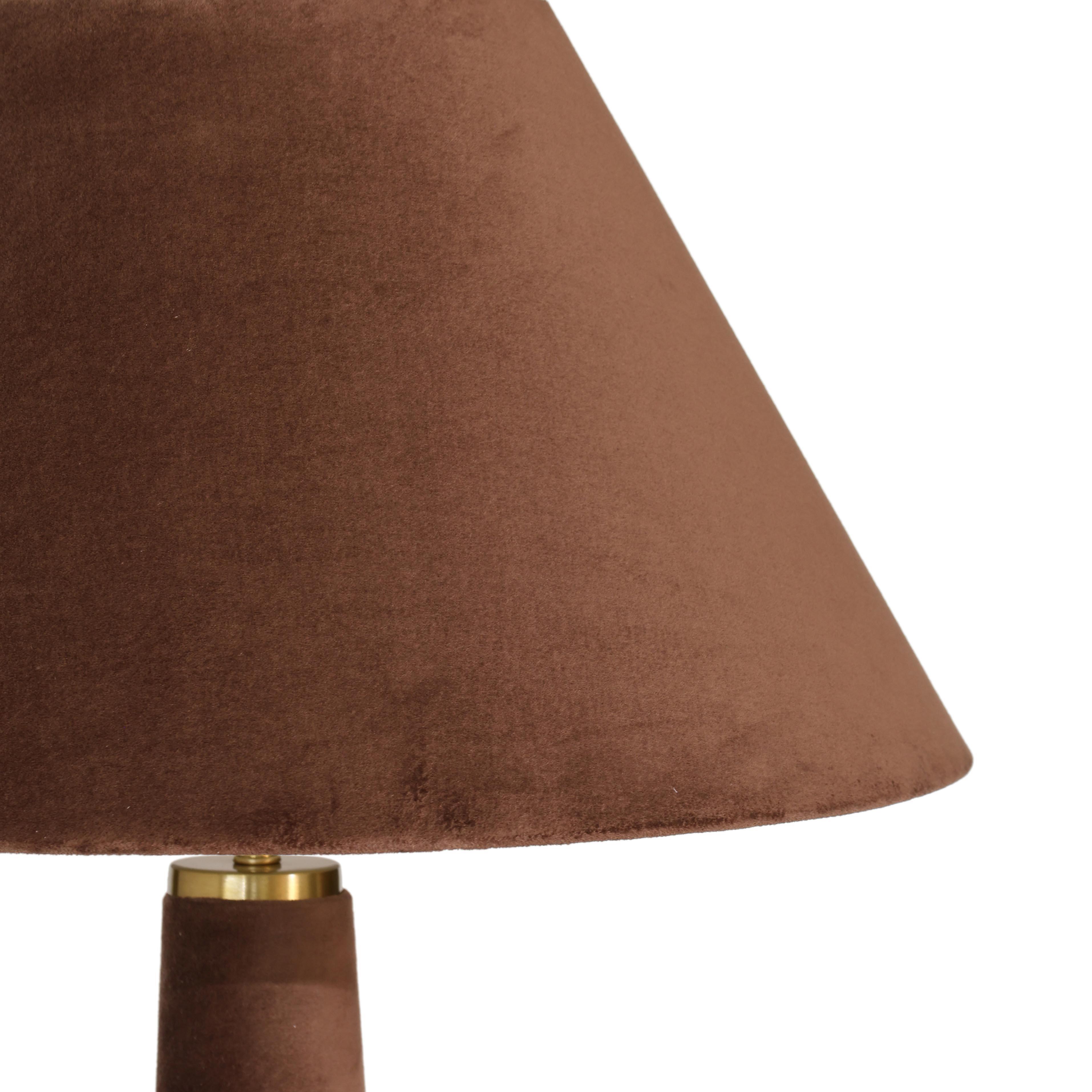 TOV Furniture Graham Floor Lamp, Chocolate Brown, large