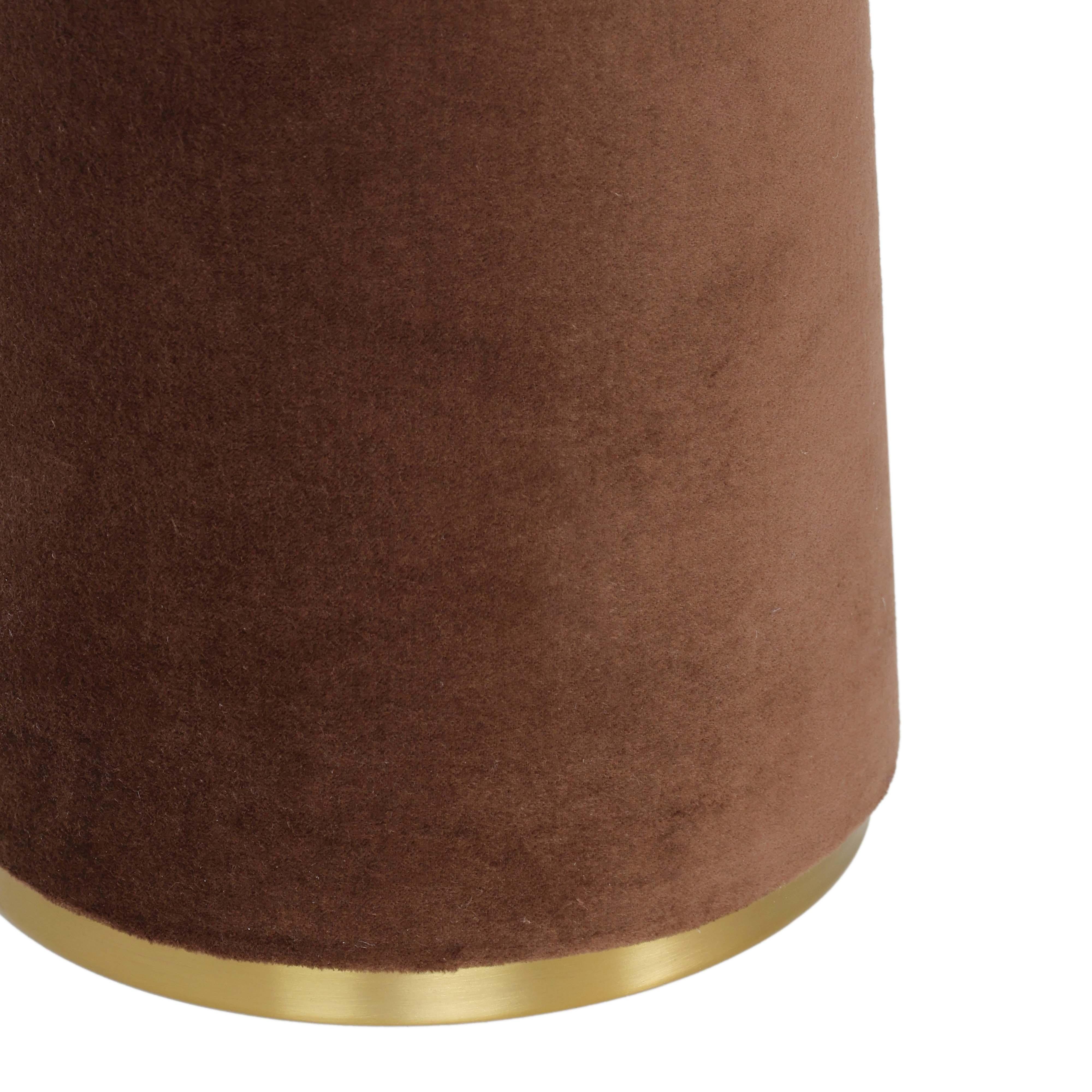 TOV Furniture Graham Floor Lamp, Chocolate Brown, large