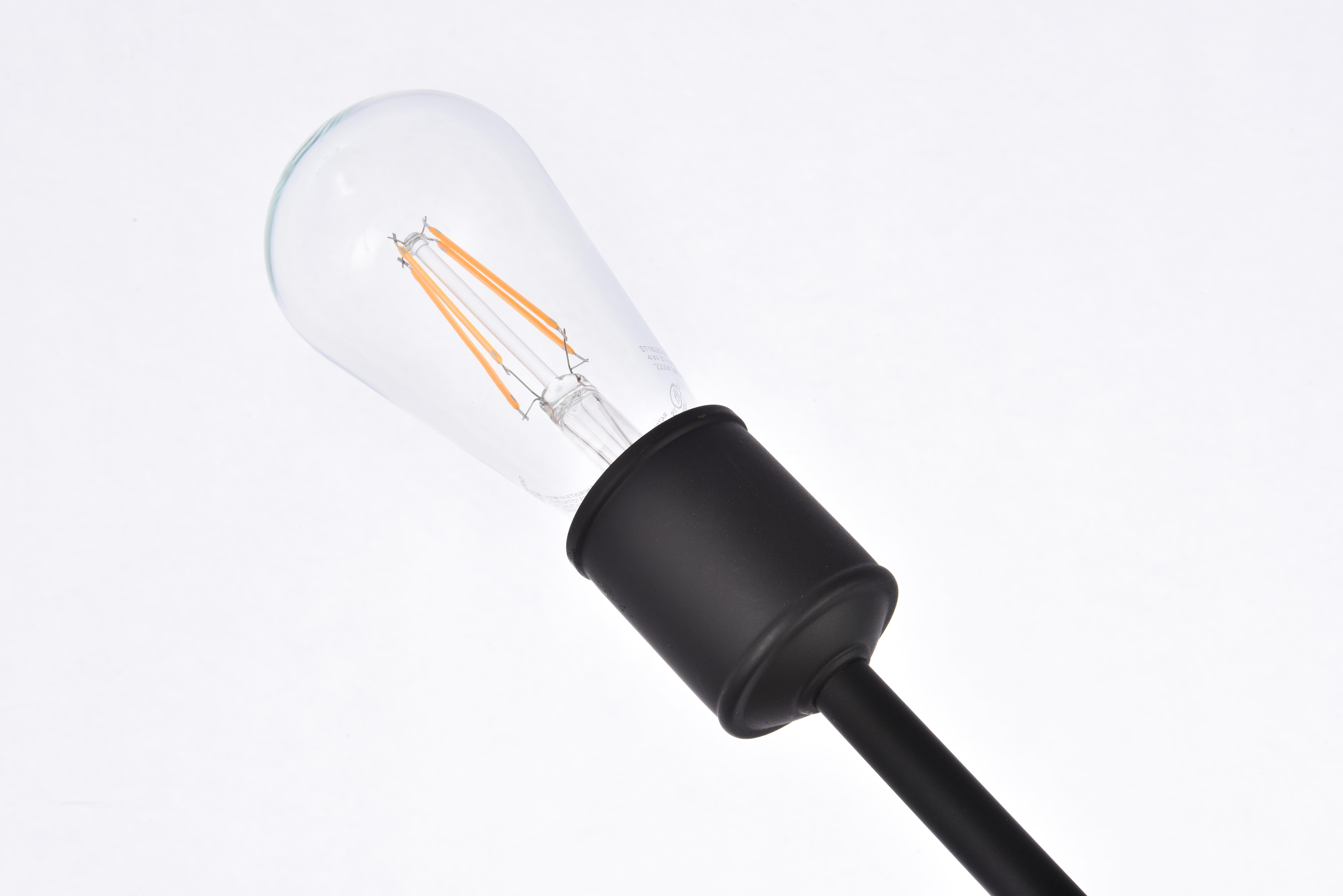 Living District Axel 10 Lights Black Pendant With Hanging Rod, , large