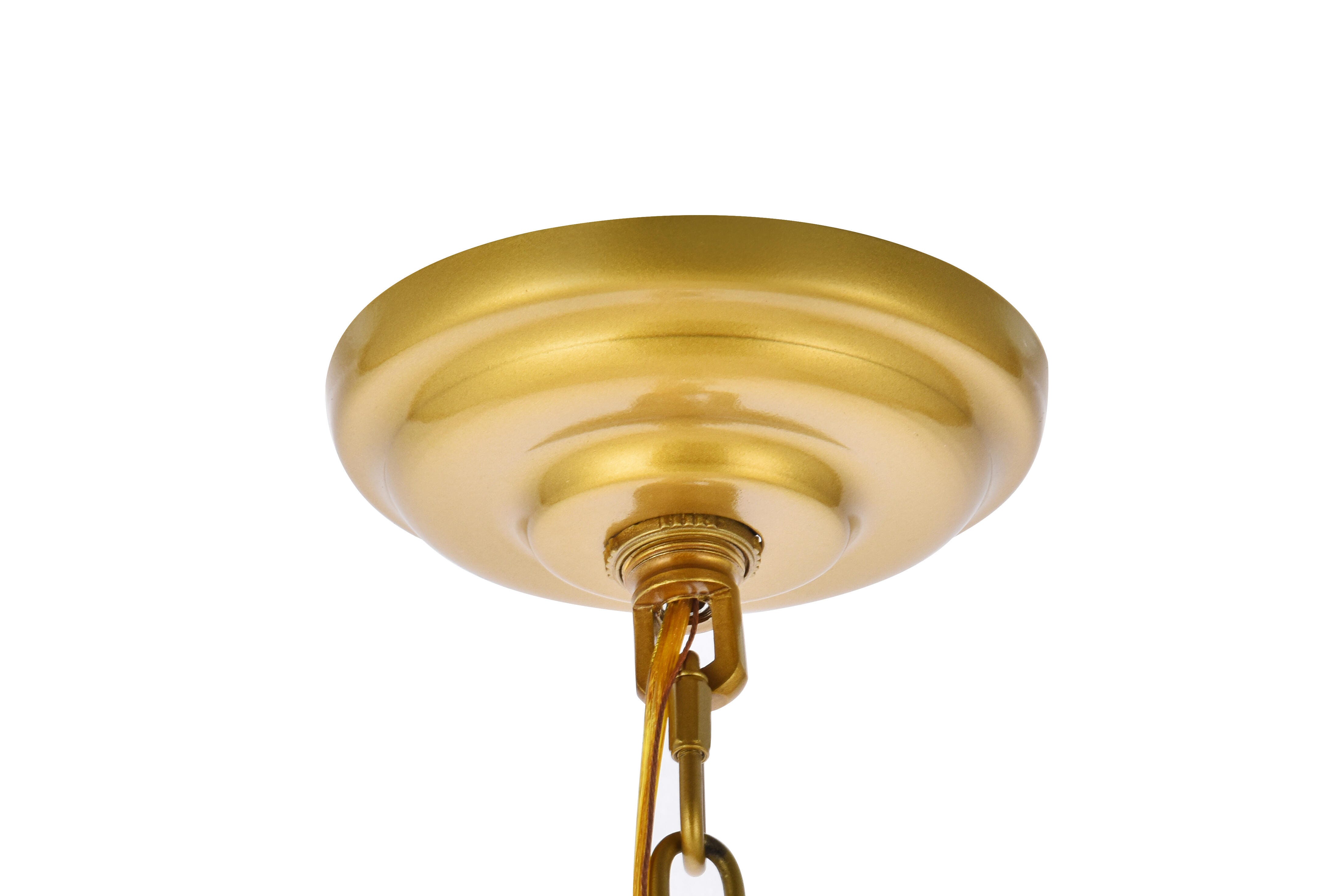 Living District Rohan 48 Inch Chandelier In Brass, Brass, large