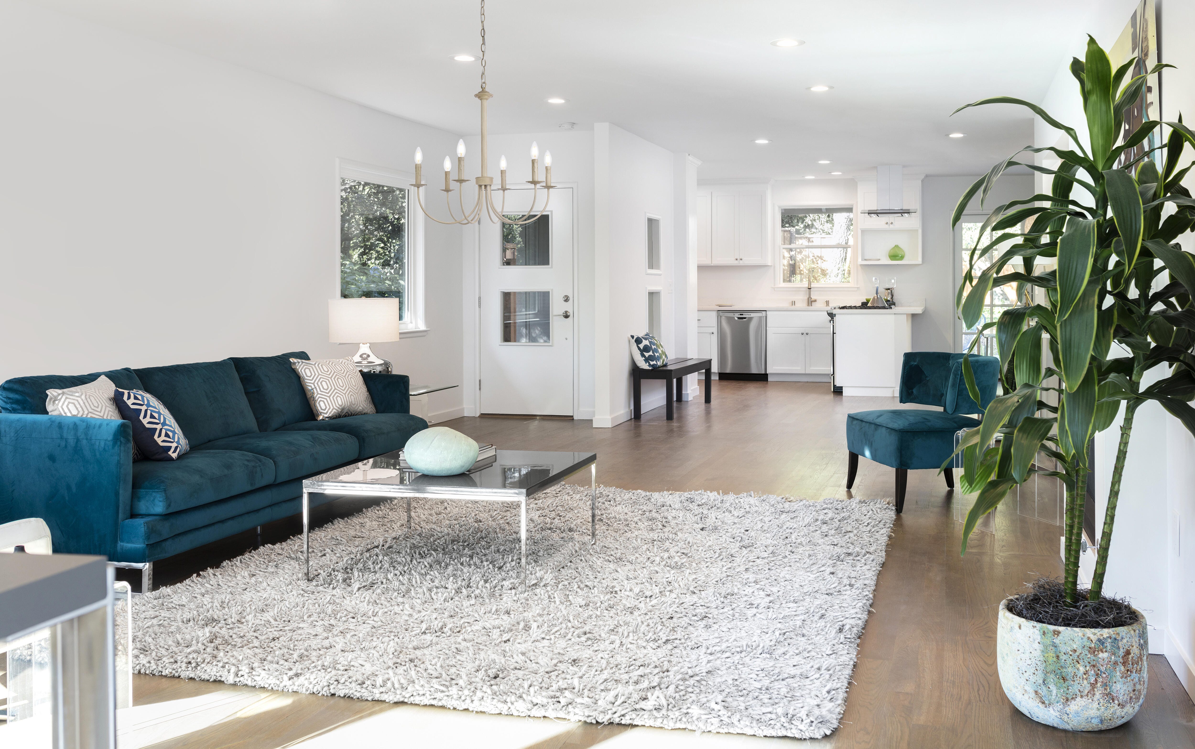 Living District Brielle 6 Lights Pendant In Weathered Dove, , rollover