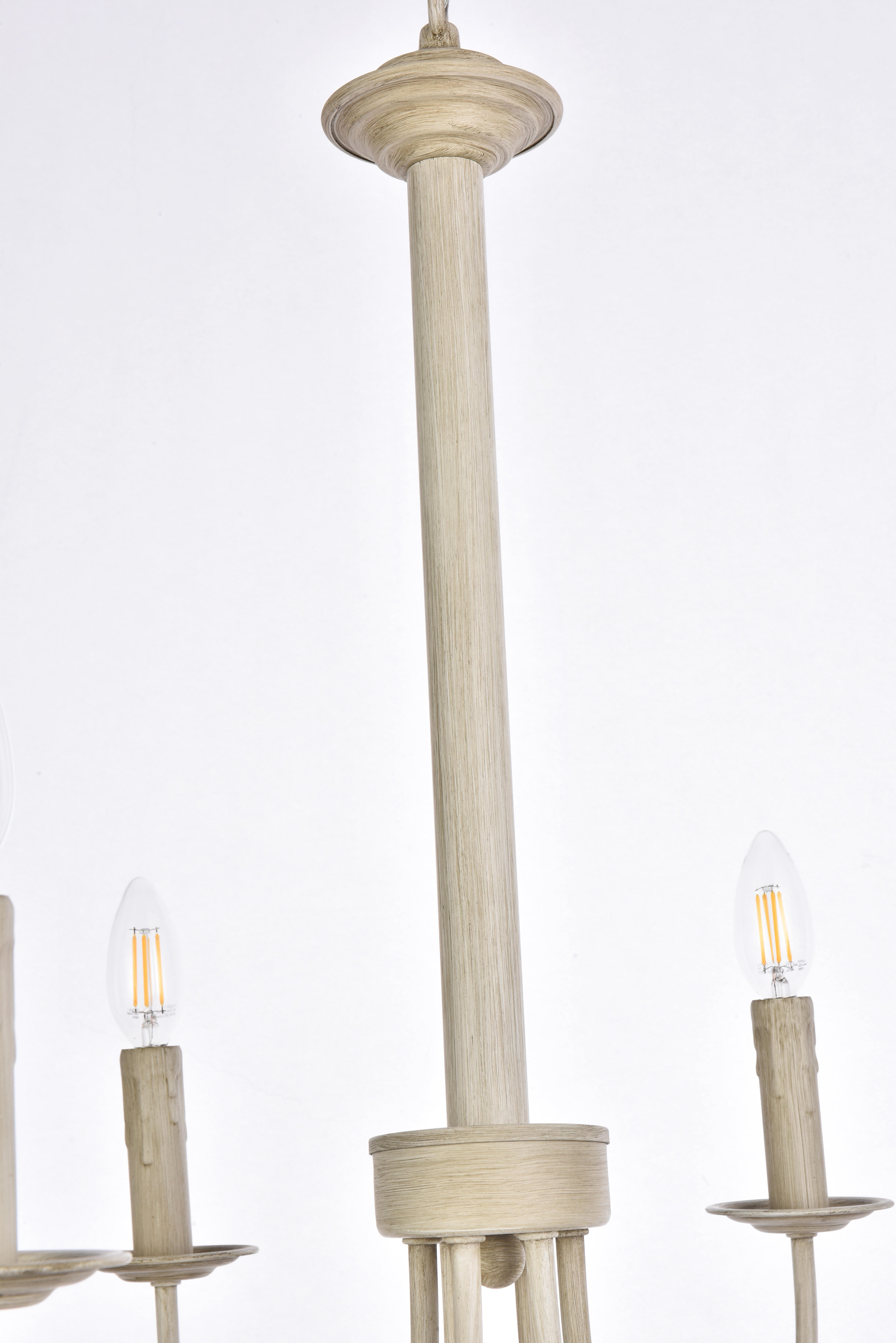 Living District Brielle 6 Lights Pendant In Weathered Dove, , large