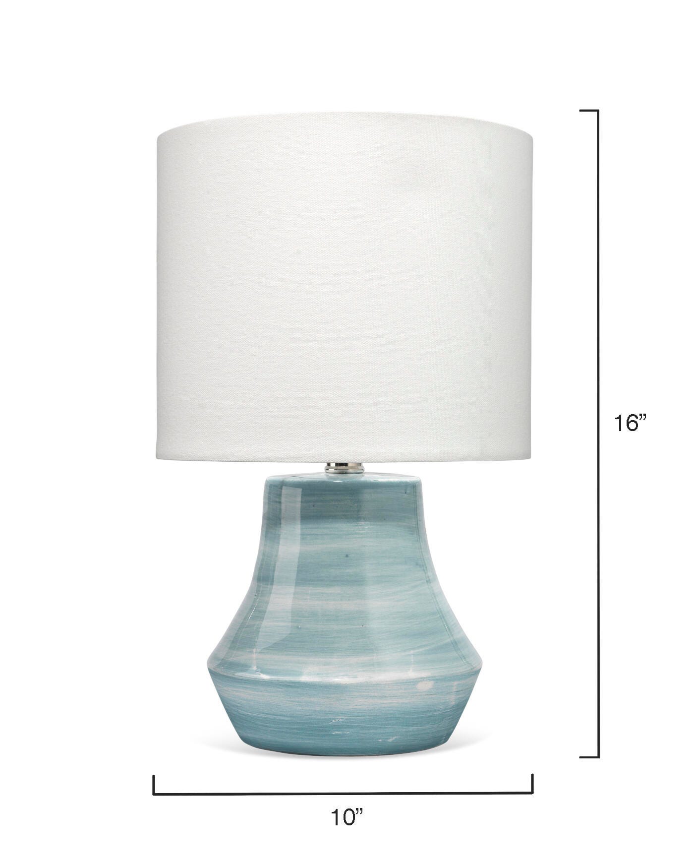 Relaxed Elegance Sophia Table Lamp, Blue, large